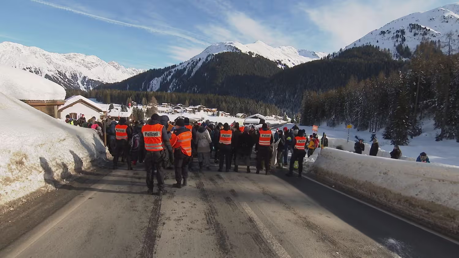 Die Polizei stand im Großeinsatz.