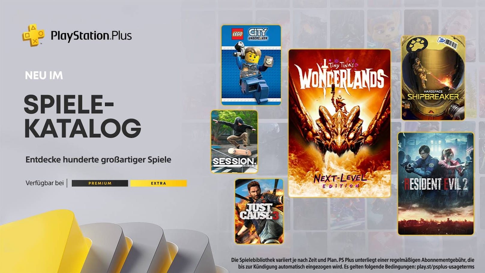 PlayStation Plus Extra- & Premium-Neuzugänge im Jänner.