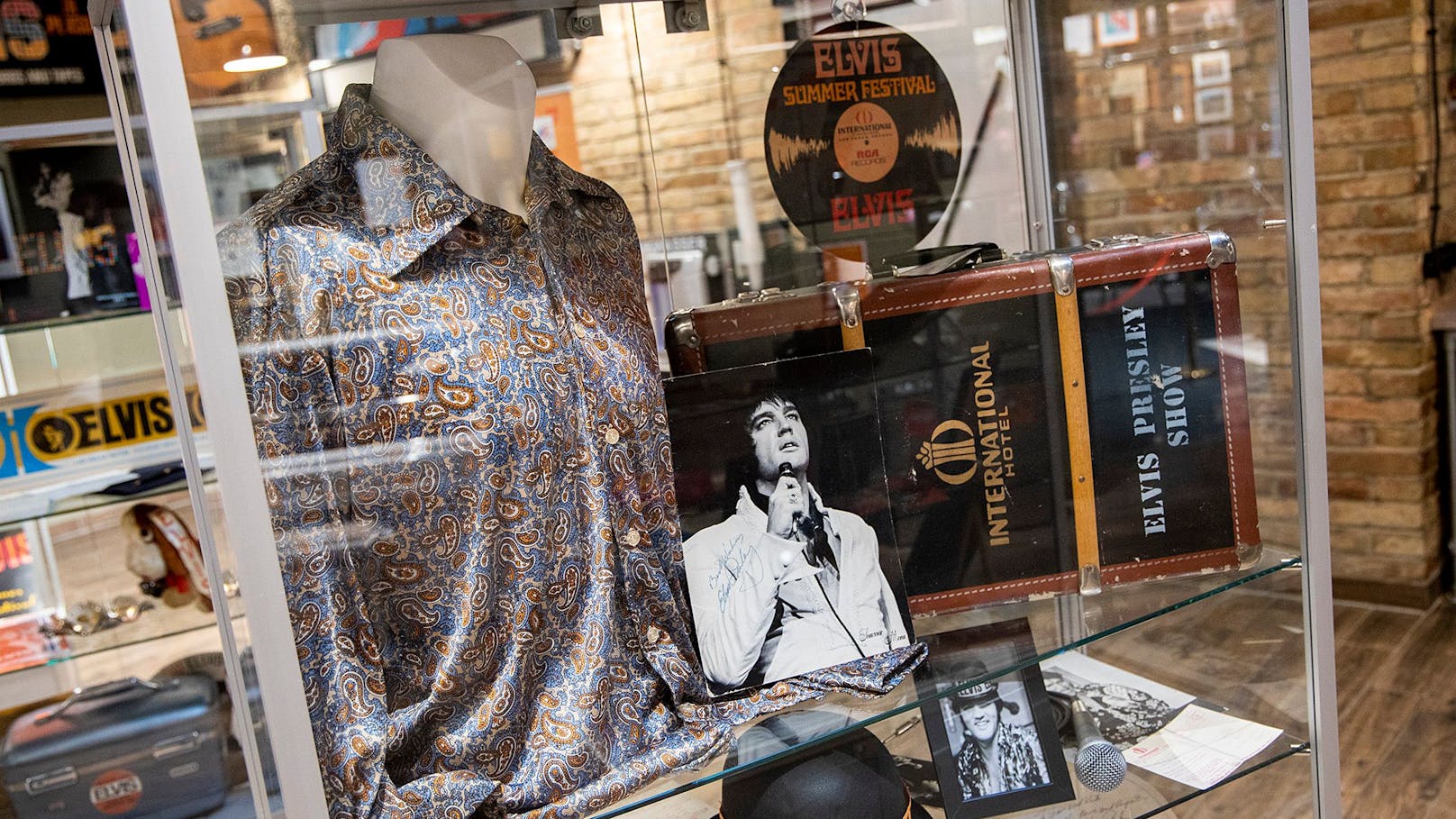 Die Exponate stammen aus dem Originalbesitz von Elvis.