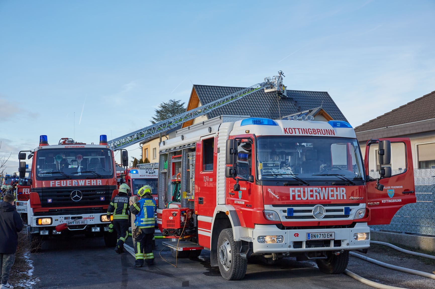 Die Feuerwehr stand im Großeinsatz.