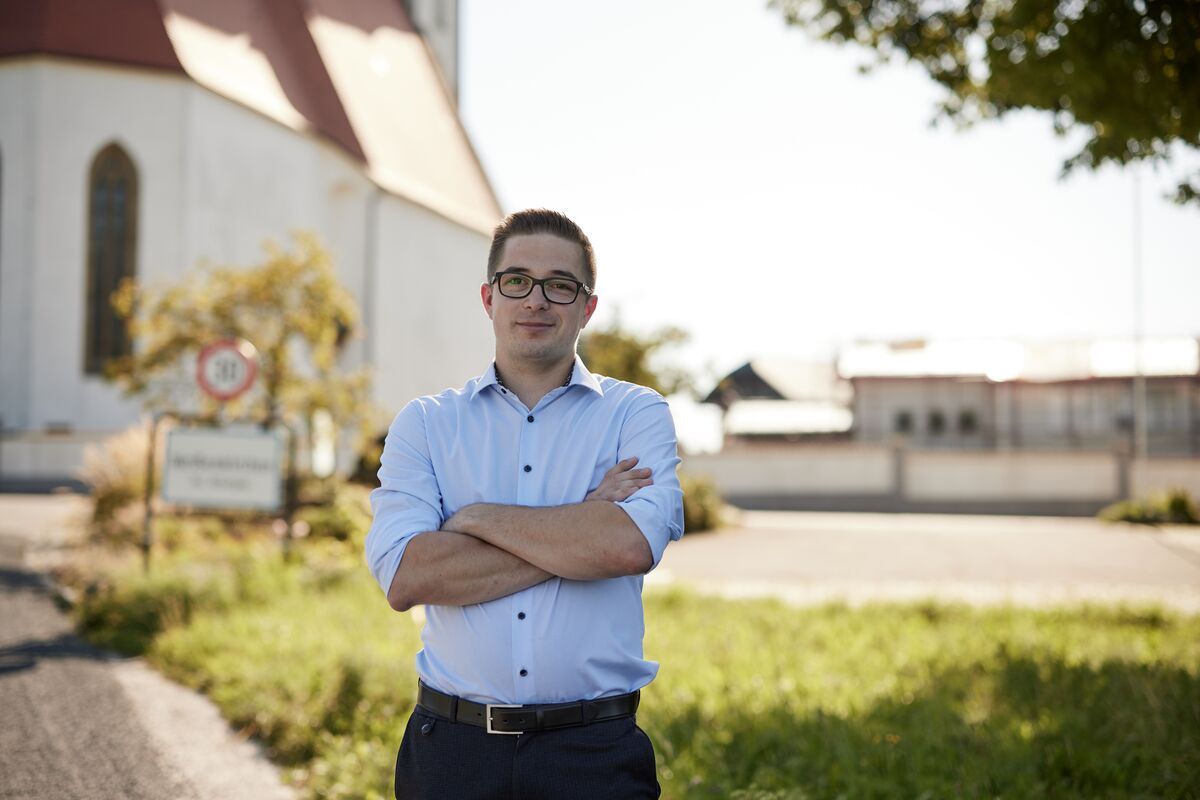 Seit Kurzem jüngster Bürgermeister in Oberösterreich: Der 25-jährige Josef Rauchenzauner aus Weißenkirchen im Attergau (Bez. Vöcklabruck).