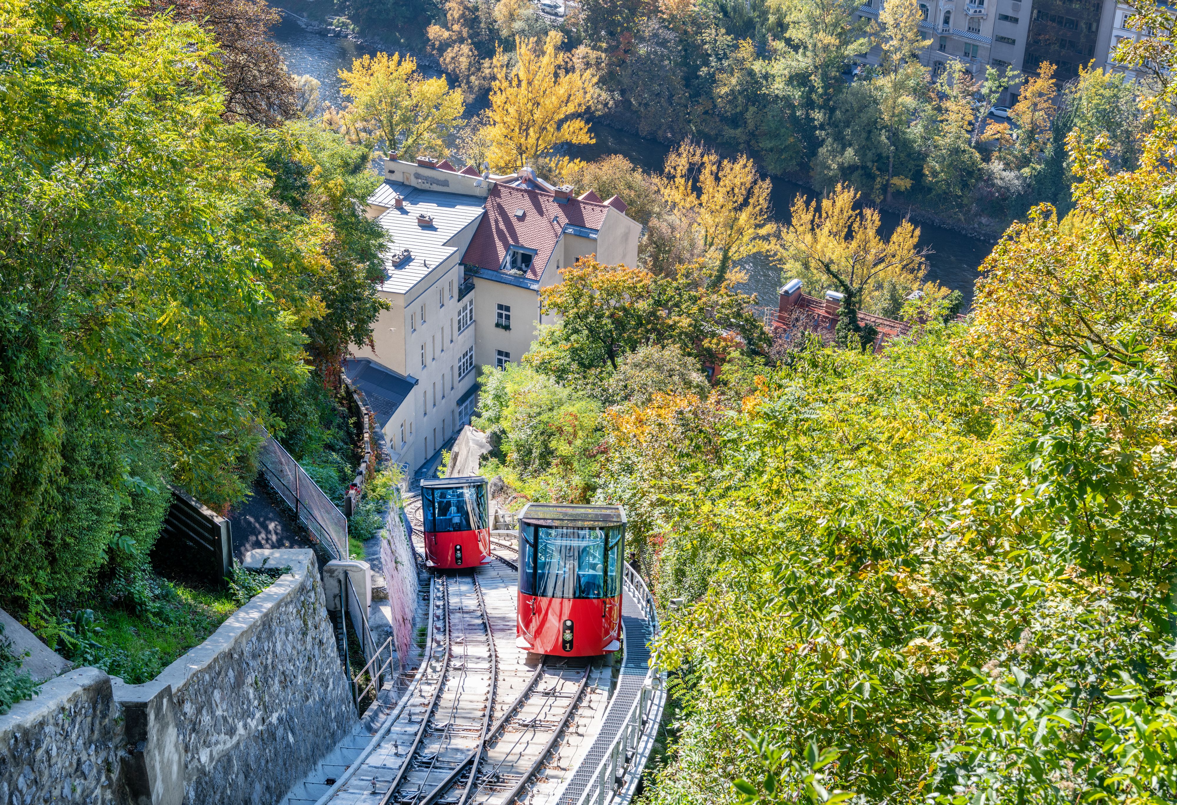 Zwischen Ende Jänner und Anfang März ist die Grazer Schlossbergbahn nicht in Betrieb.