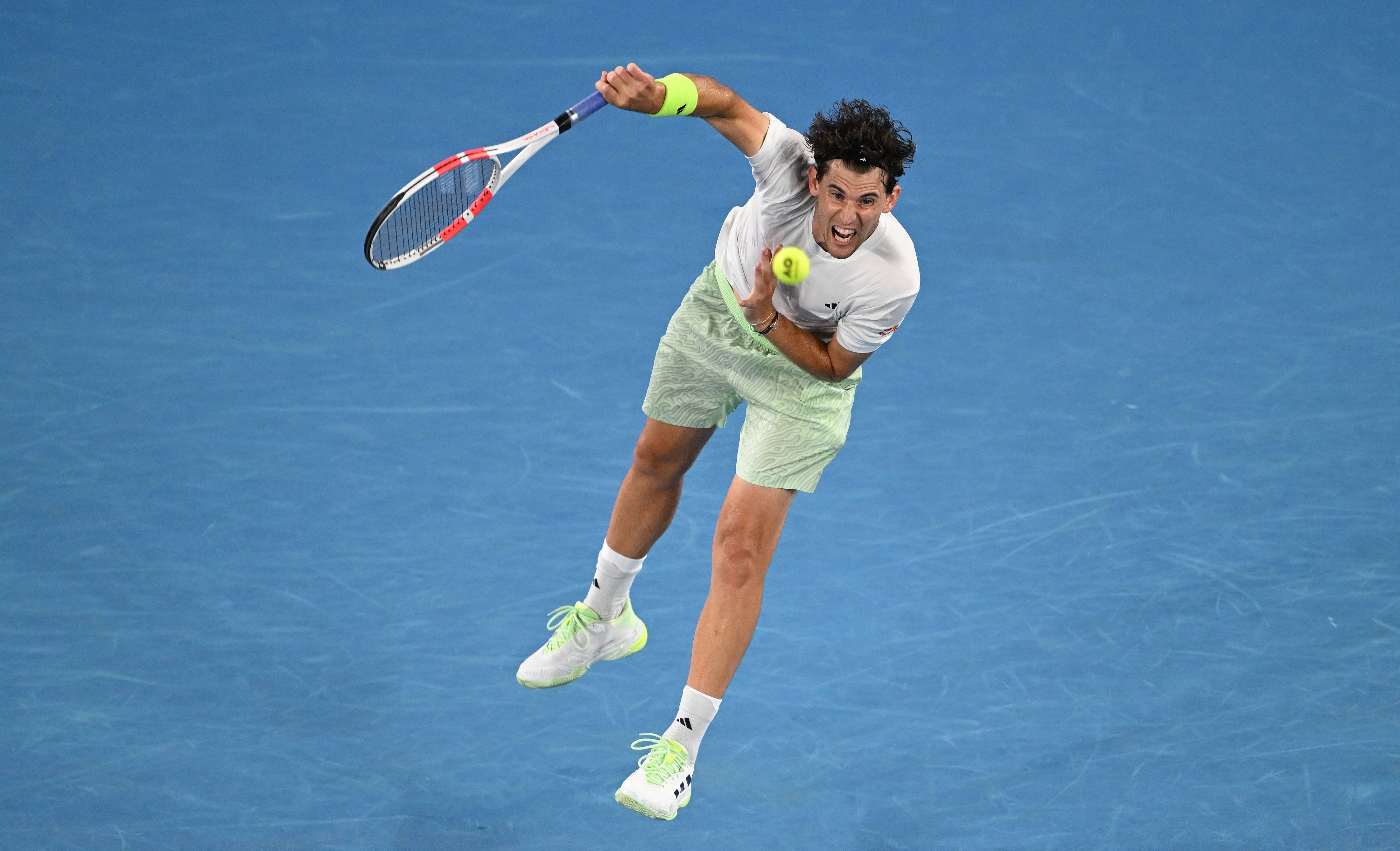 Thiem servierte gut, machte aber zu viele Eigenfehler.