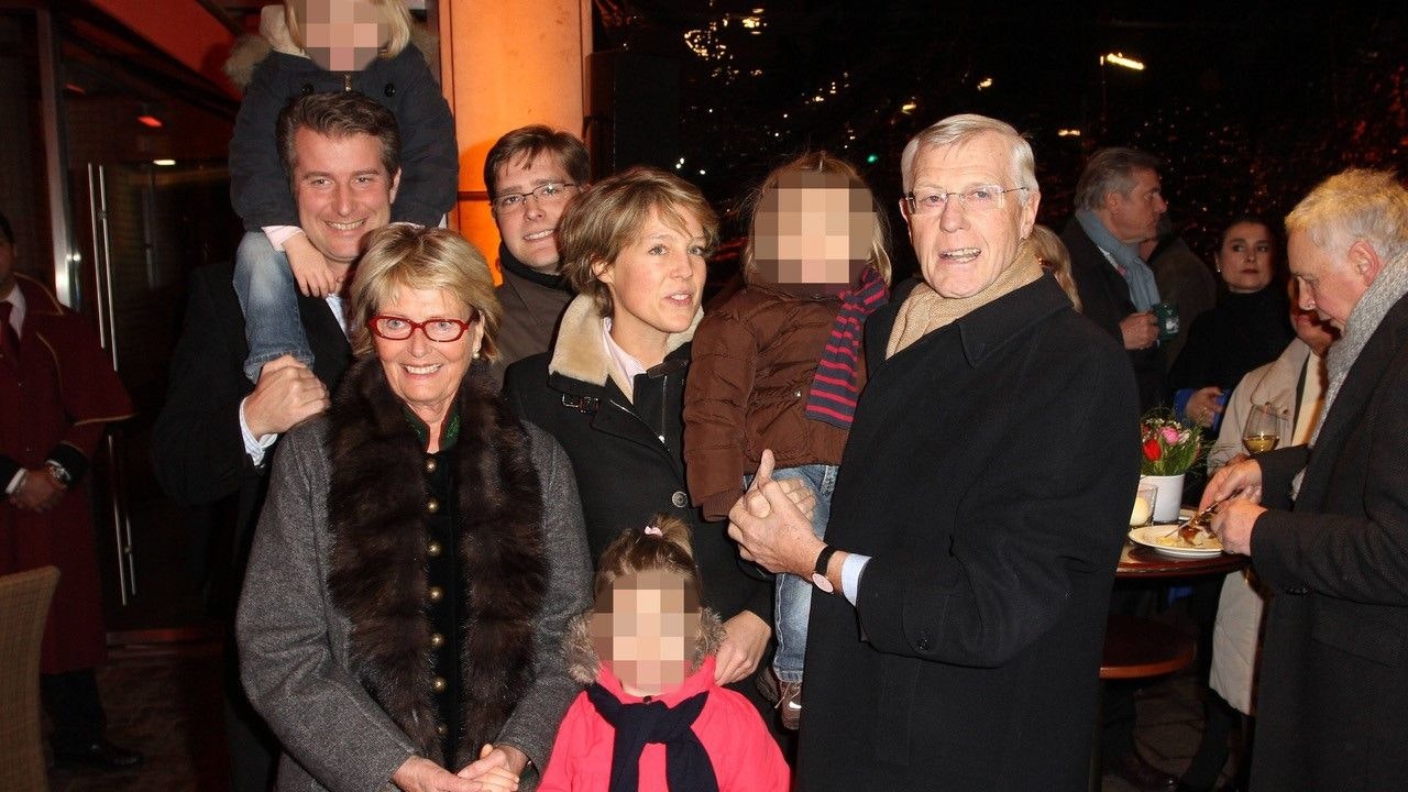 Christina Block mit Ex-Mann Stephan Hensel und Familie