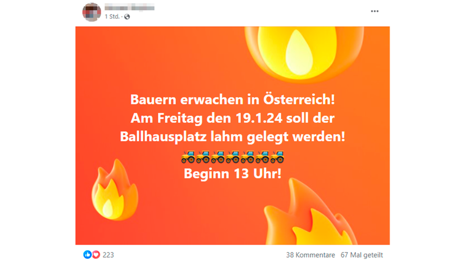 Auch in Österreich soll es jetzt zu Bauern-Protesten kommen.