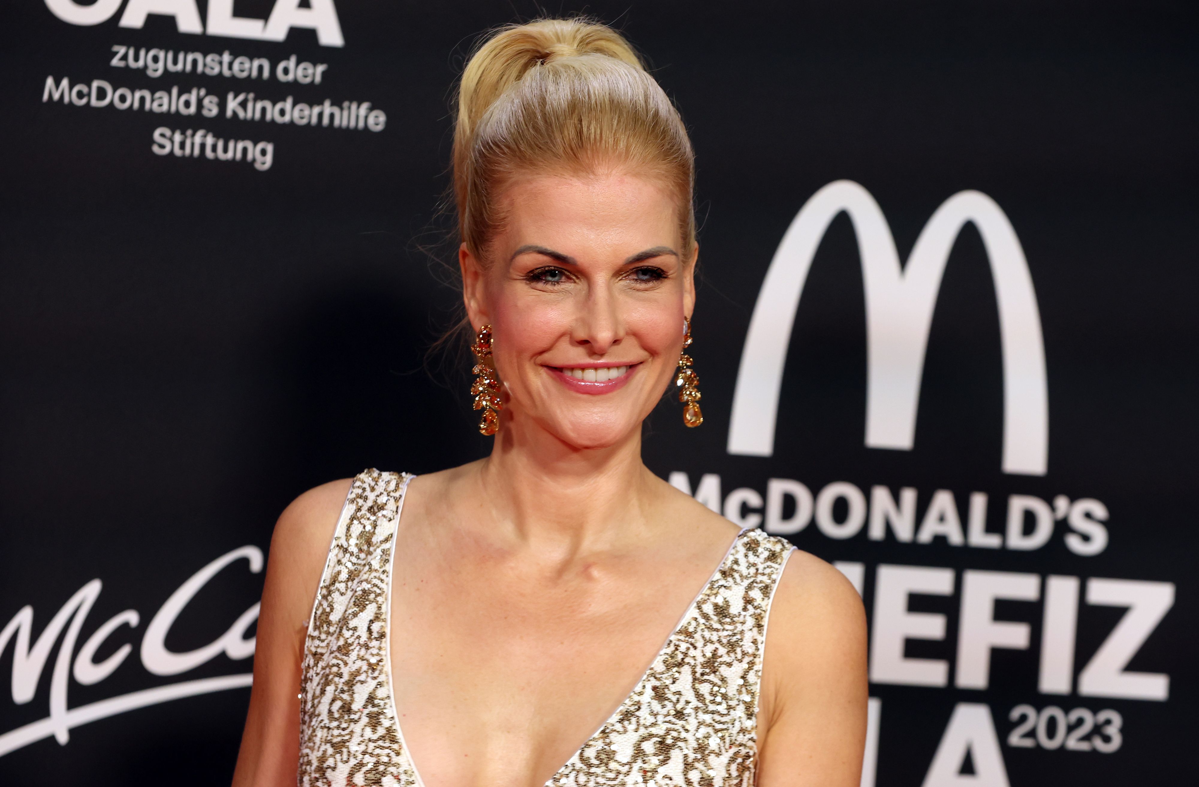 Designerin Natascha Grün auf der McDonald's Benefiz Gala 2023.