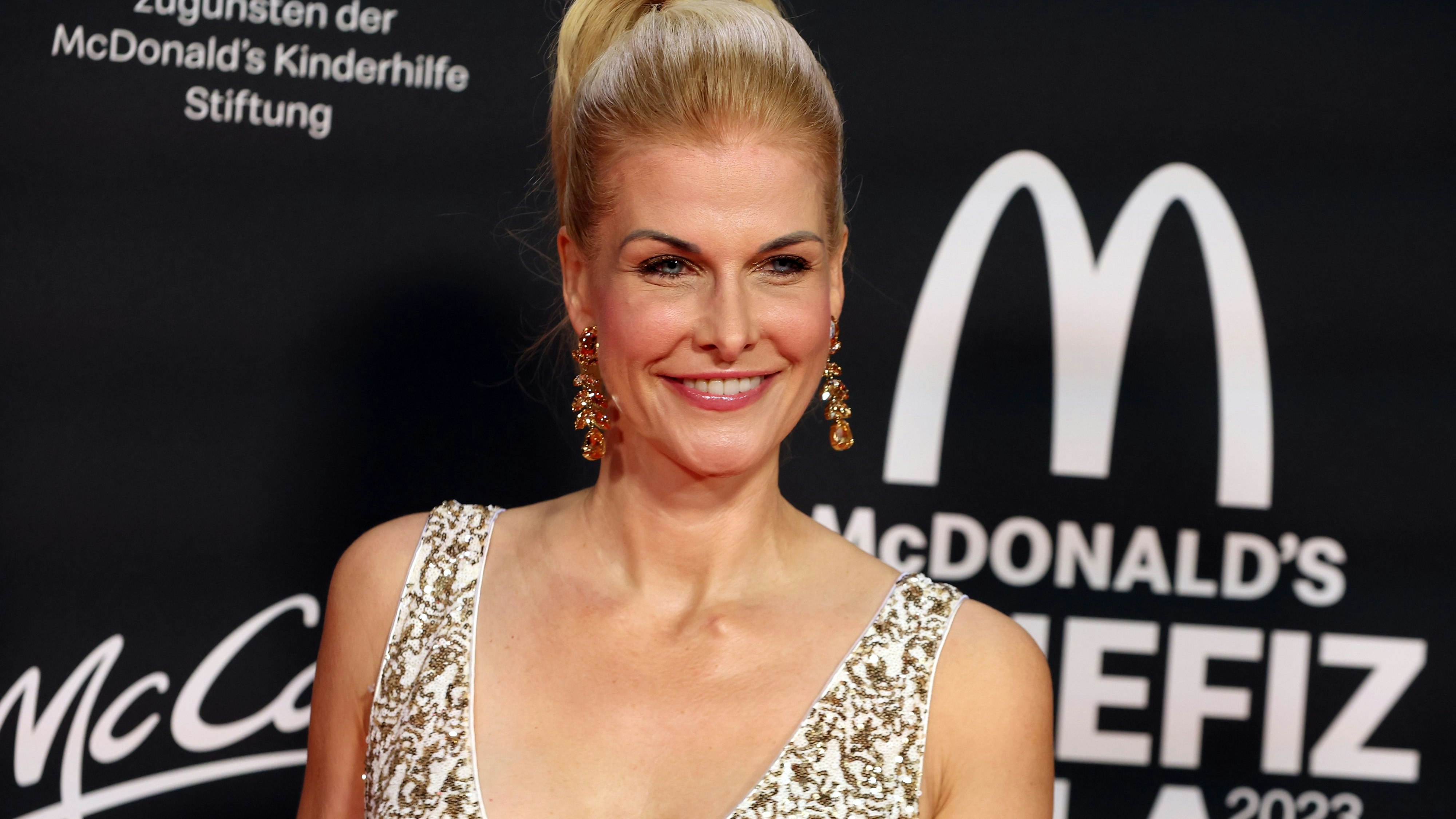 Designerin Natascha Grün auf der McDonald's Benefiz Gala 2023.
