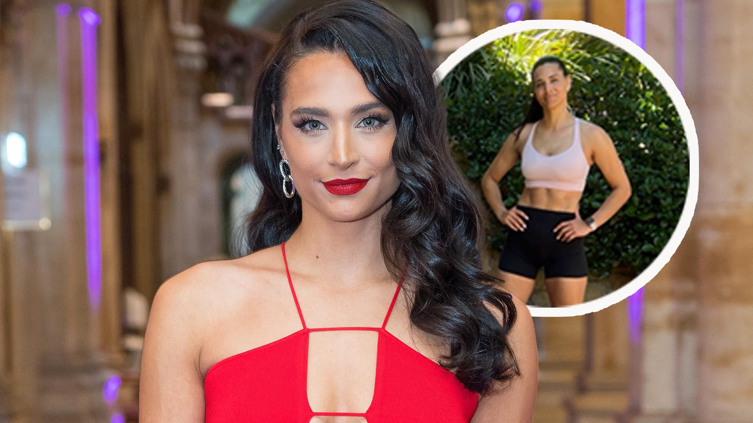 Was für beeindruckende Bauchmuskeln! Amira Pocher zeigt ihr Sixpack.