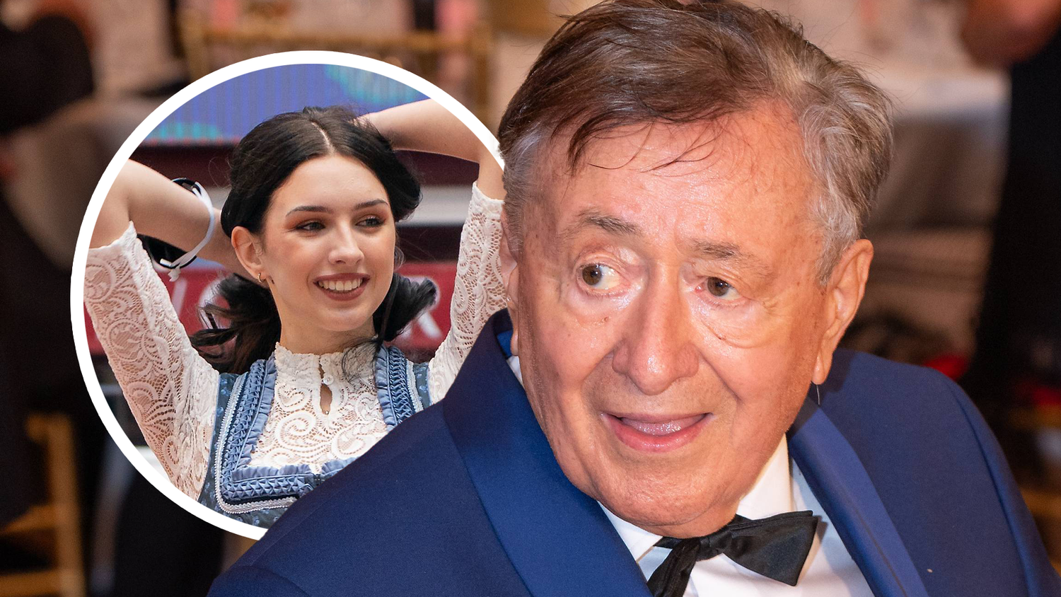 Eine Dame ist schon fix, als Lugners Opernball-Begleitung.