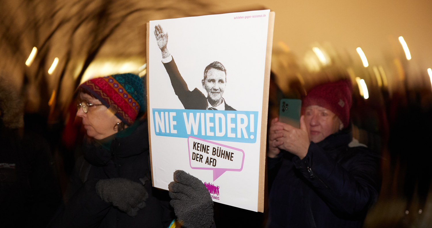 Protest gegen Björn Höcke