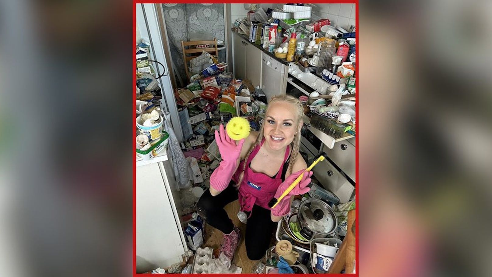 Gratis und gerne – junge Frau putzt "Messie"-Häuser