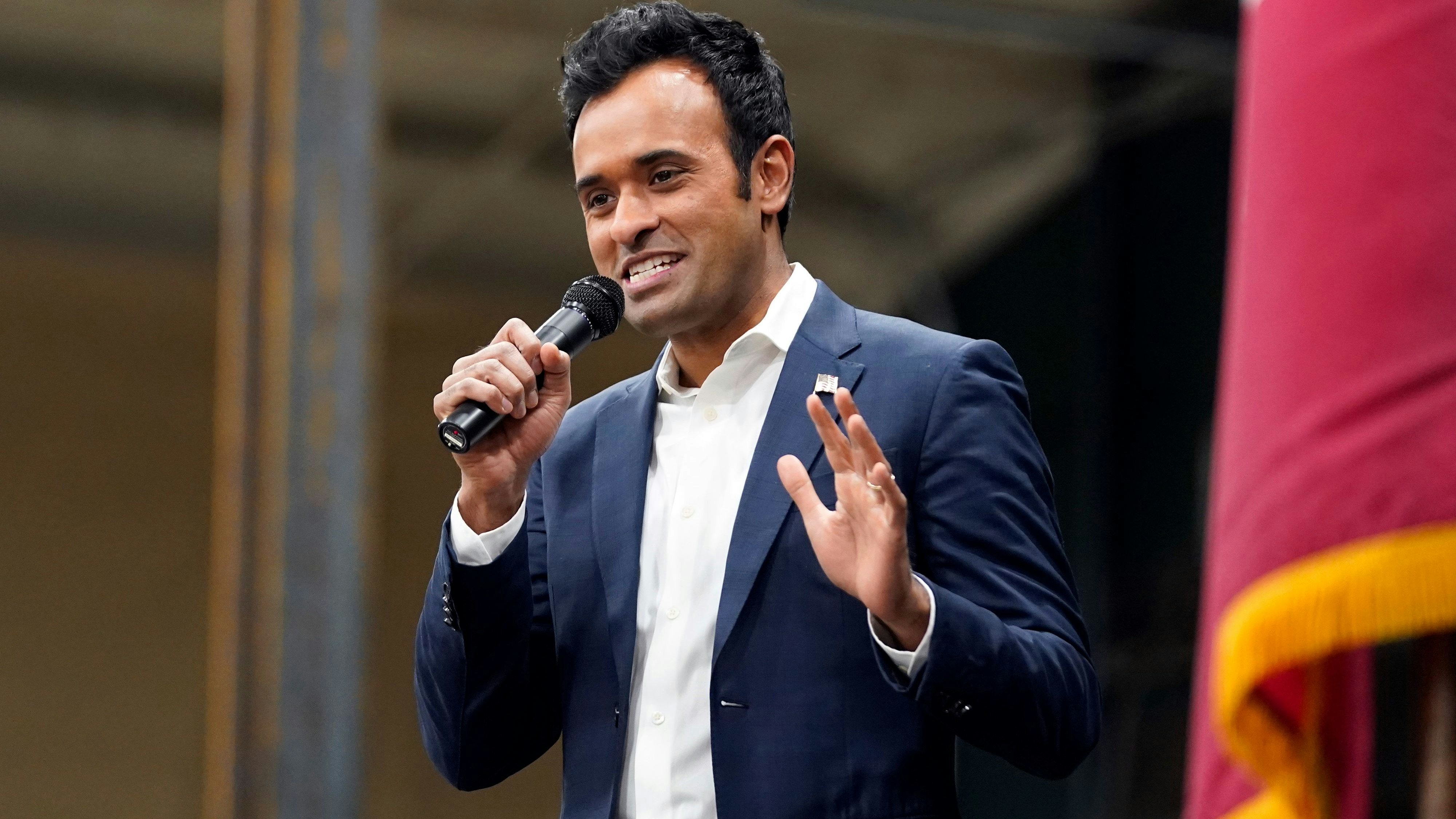 Gibt auf: Vivek Ramaswamy.