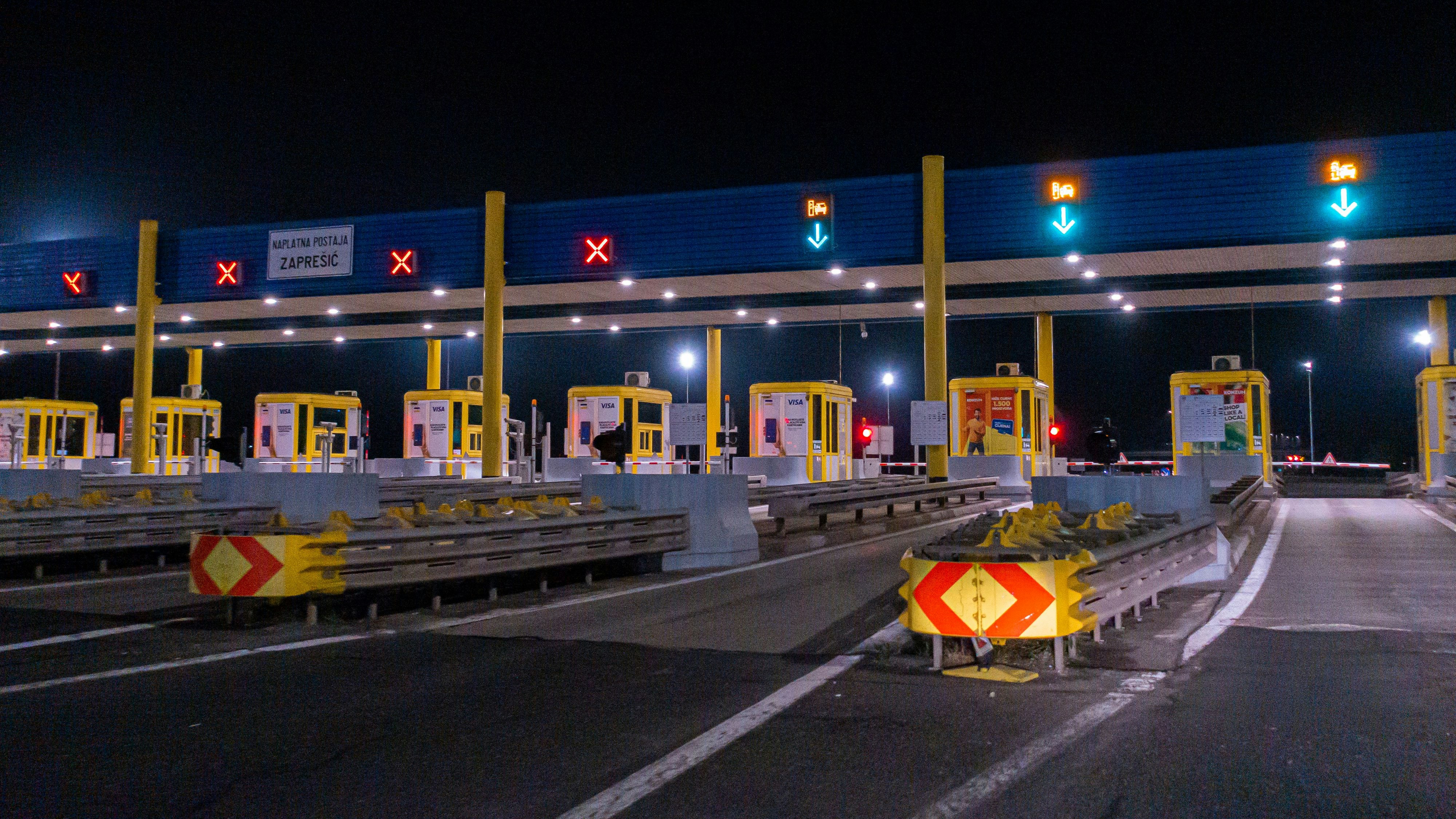 Zapresic Autobahn-Maut Rampe