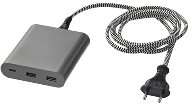 Das Netzkabel des Åskstorm 40W USB-Ladegeräts dunkelgrau kann nach längerem Gebrauch beschädigt werden.