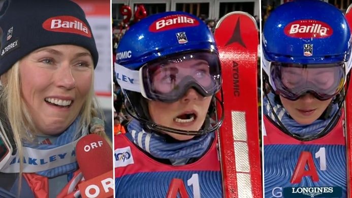 Mikaela Shiffrin durchlebte ein Wechselbad der Gefühle.