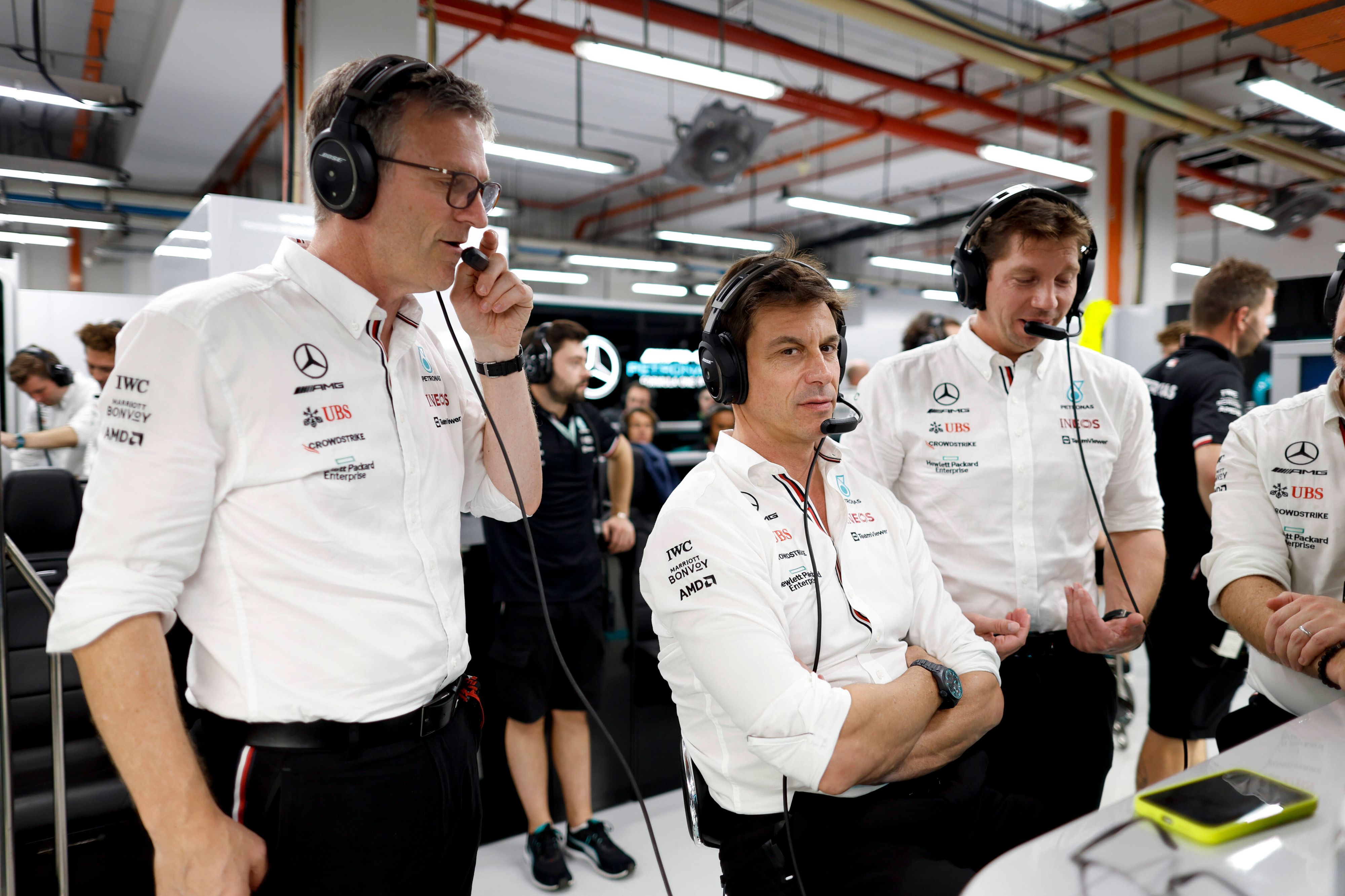 James Allison (links) glaubt an einen Mercedes-Weltmeistertitel. 