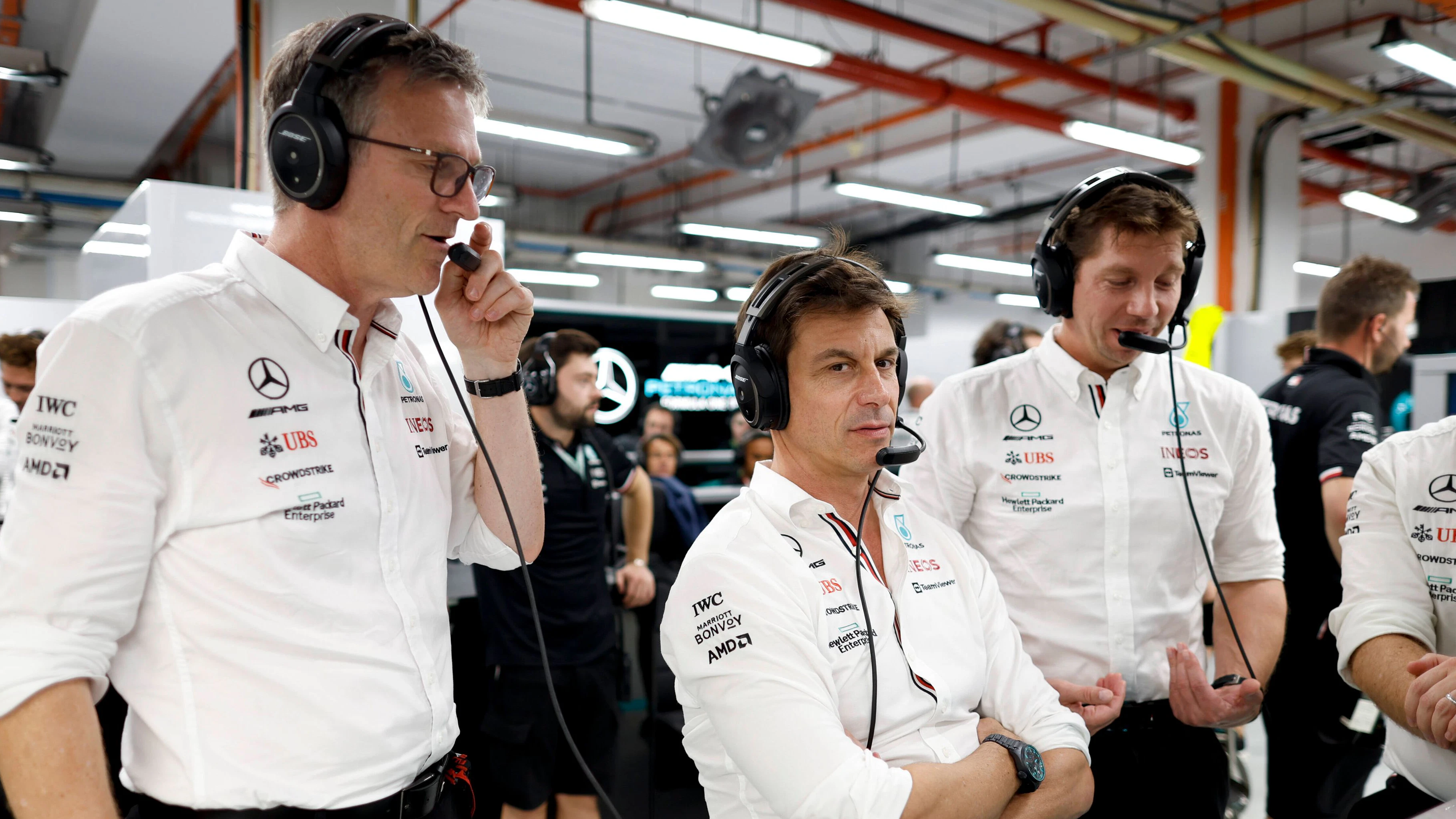 James Allison (links) glaubt an einen Mercedes-Weltmeistertitel. 