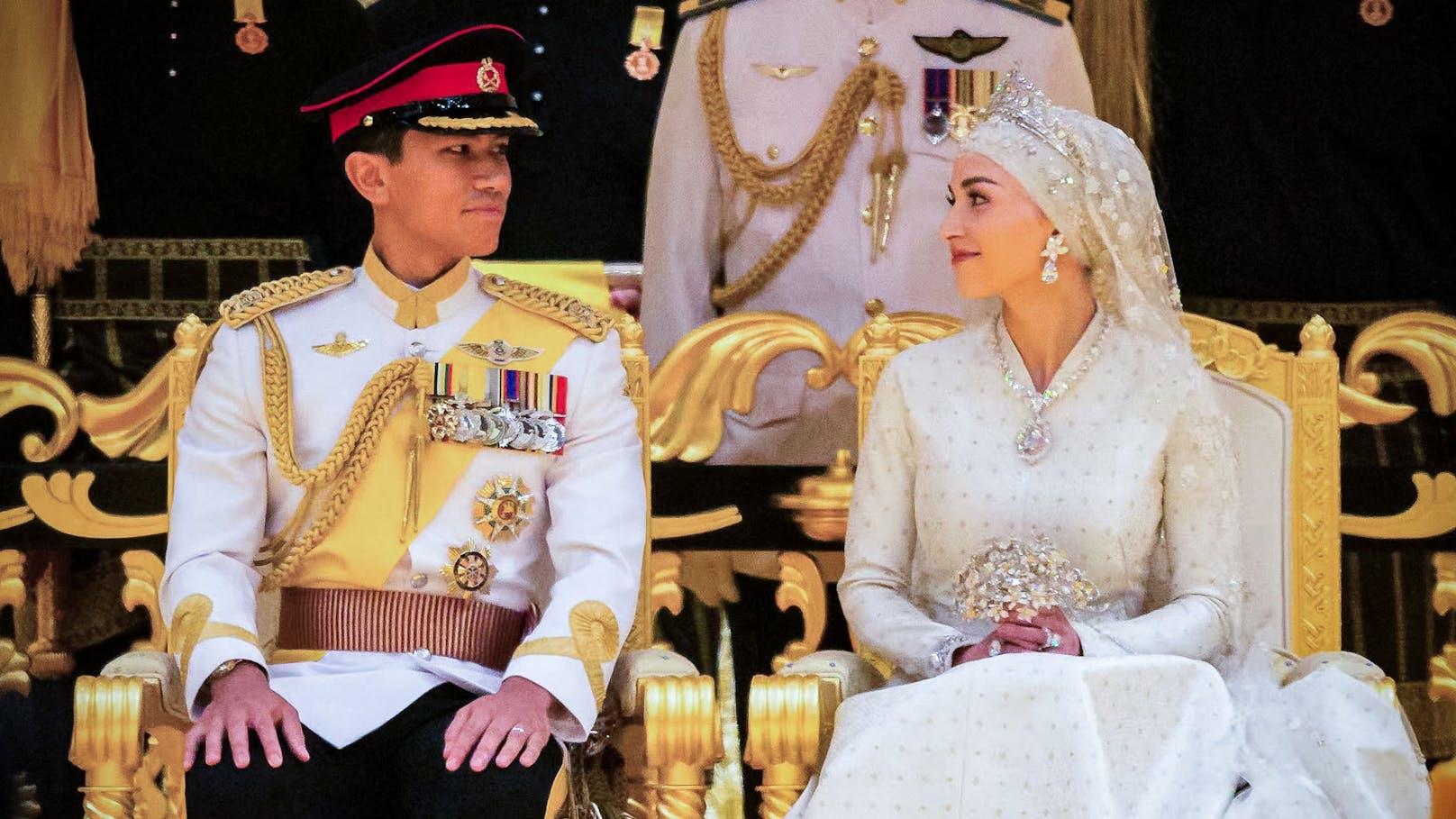 Prunk in Brunei: Das war die erste royale Hochzeit 2024
