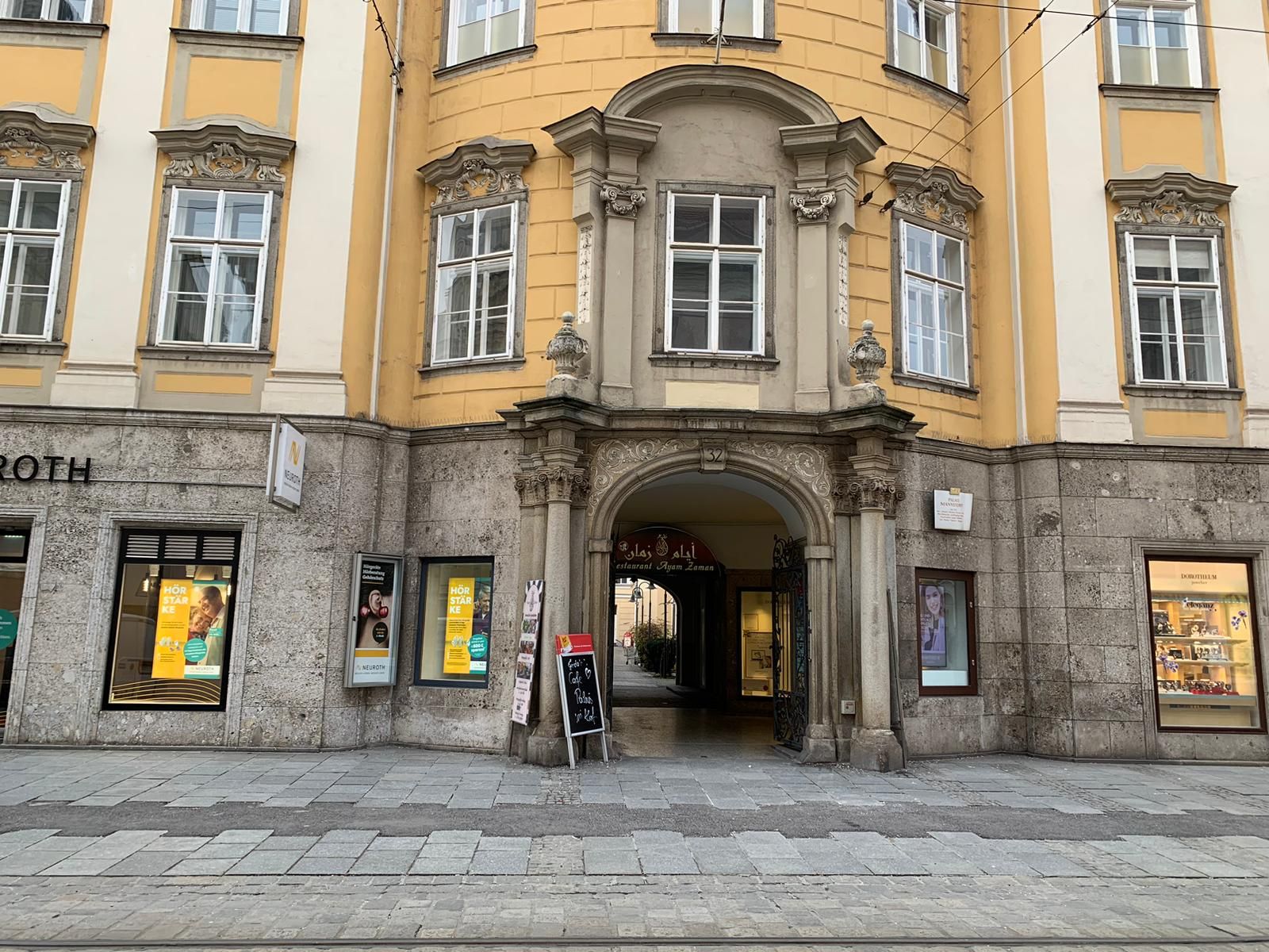 Das arabische Lokal in der Linzer Innenstadt auf der Landstraße hat laut KSV Insolvenz angemeldet