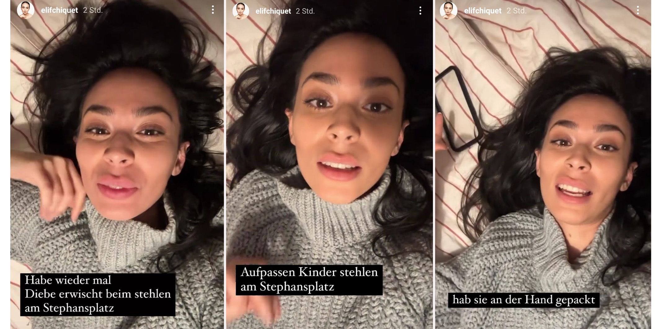 Eine Influencerin aus Wien warnte ihre Follower am Mittwochabend vor U-Bahn-Dieben.