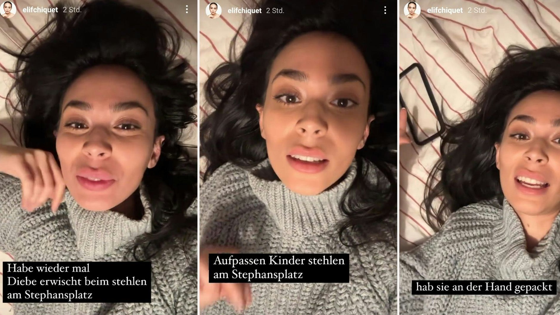 Eine Influencerin aus Wien warnte ihre Follower am Mittwochabend vor U-Bahn-Dieben.