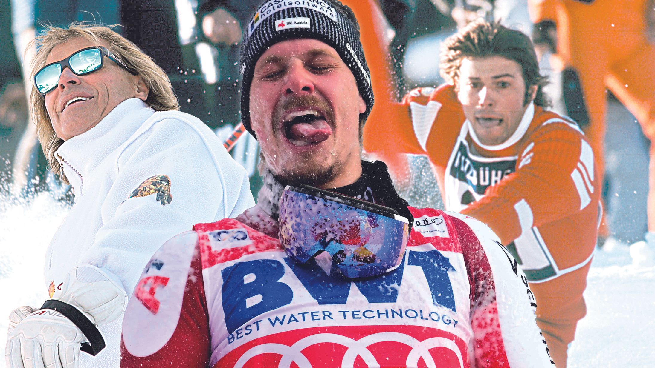 Ski-Ikone Hansi Hinterseer über ÖSV-Star Manuel Feller.