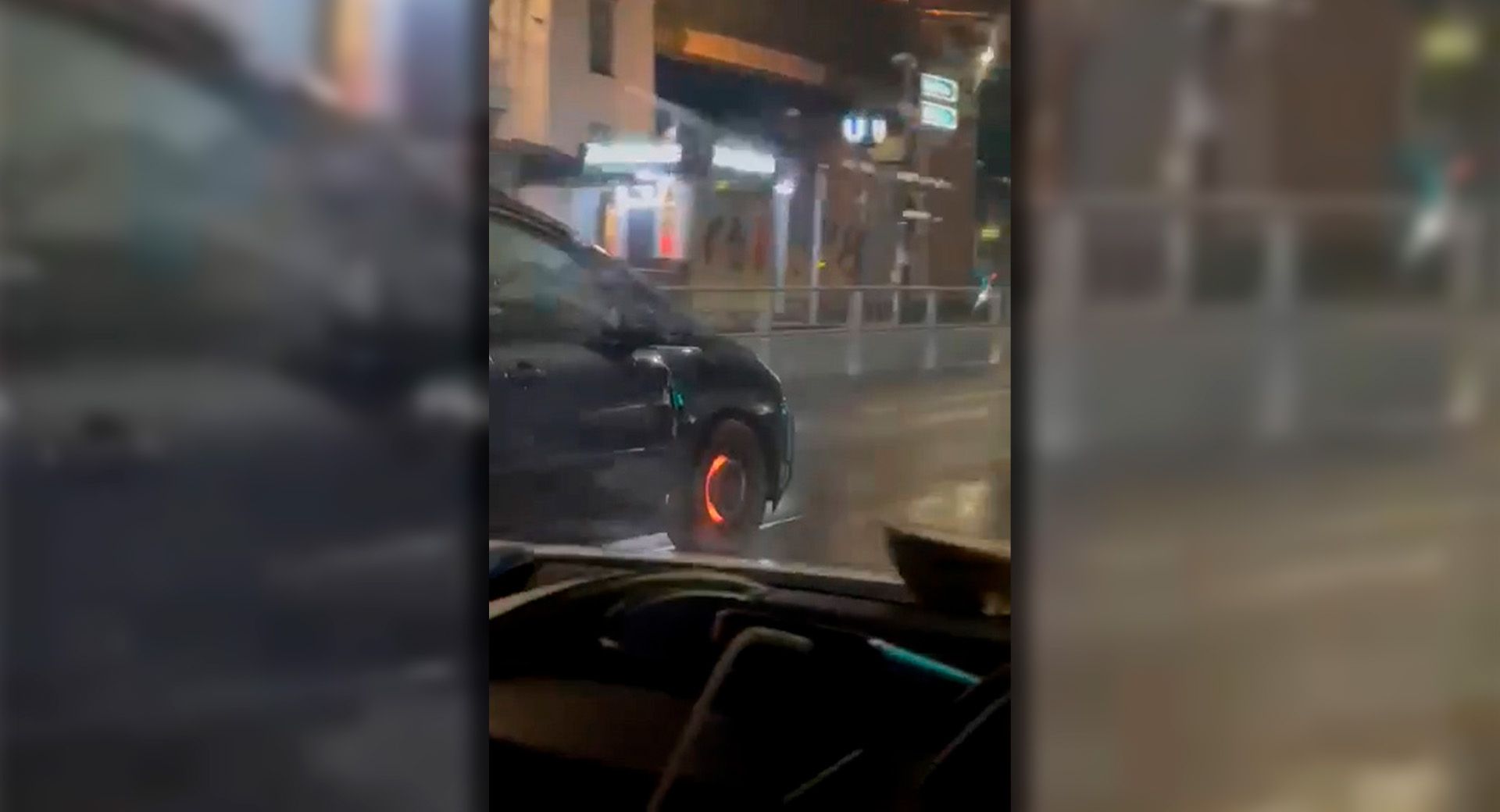 Die Bremsen sind an diesem Toyota nach dieser Fahrt völlig kaputt.