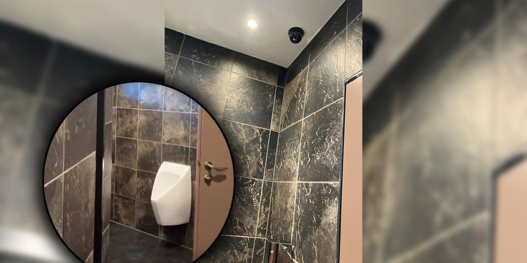 Überwachungskamera in der McDonald´s-Tolette? Ein <em>