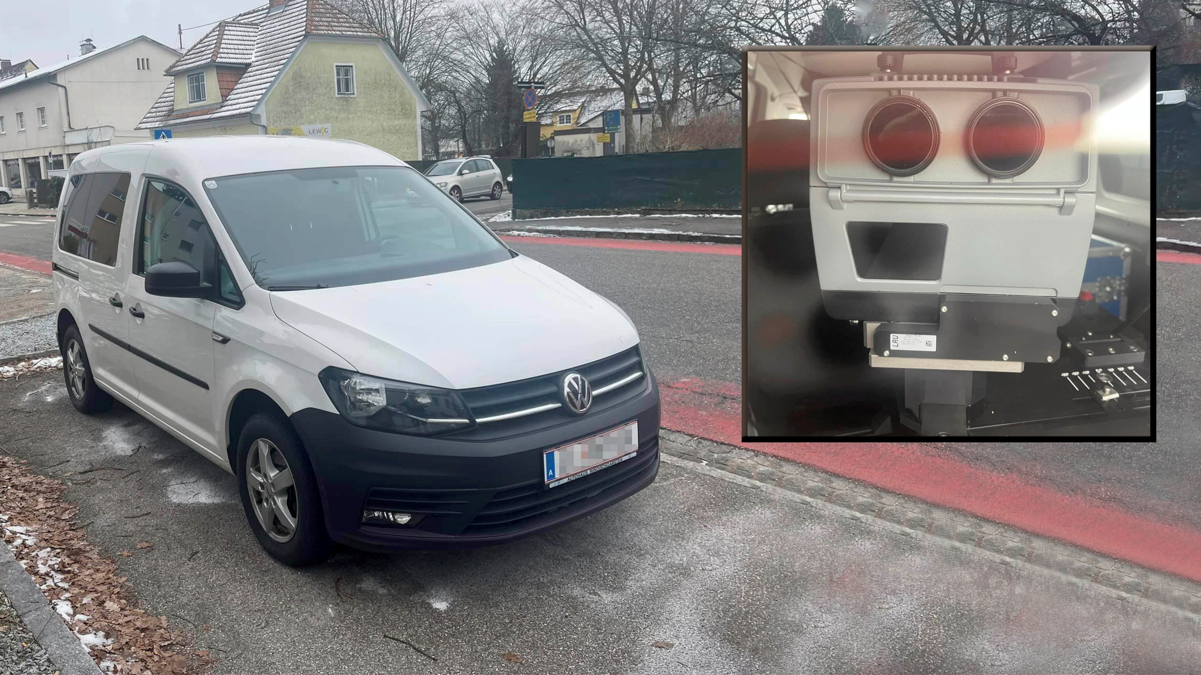 Enthüllt: Fotos zeigen jetzt das erste Mal, wie der blitzende VW Caddy in Traun (Bez. Linz-Land) aussieht.
