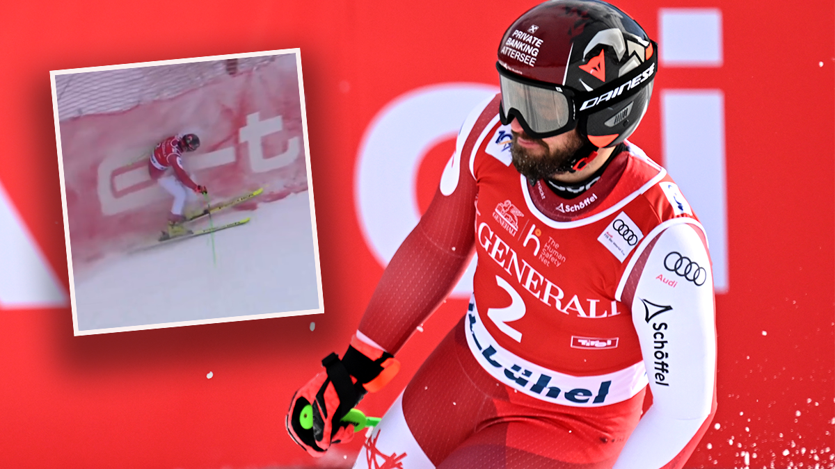 Daniel Hemetsberger hat akrobatisch einen Sturz verhindert. 