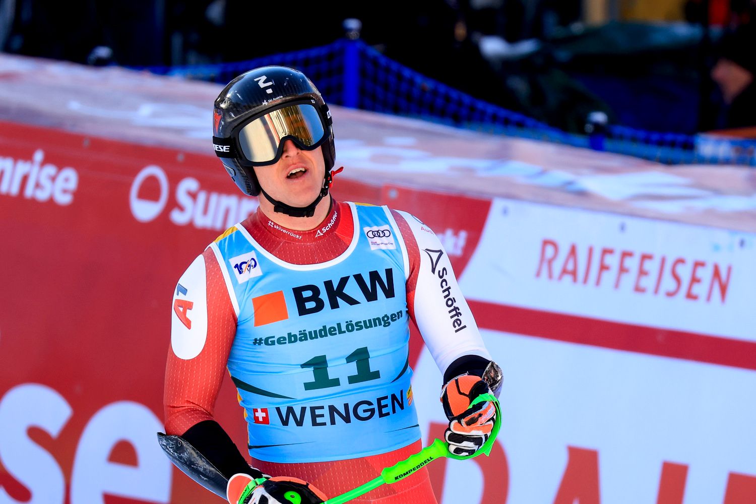Österreichs Ski-Ass Raphael Haaser in Kitzbühel.