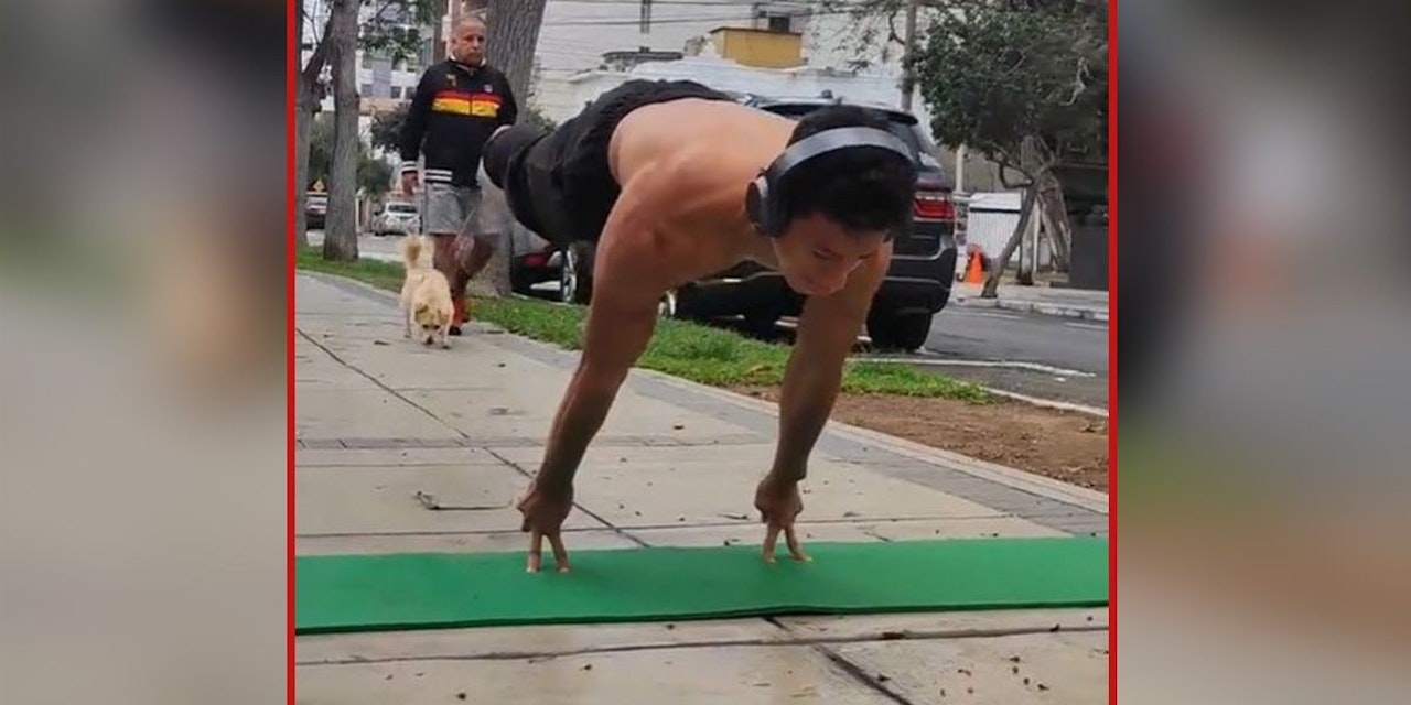 4 Finger mit dieser Übung begeistert Fitfluencer Gesundheit Heute.at