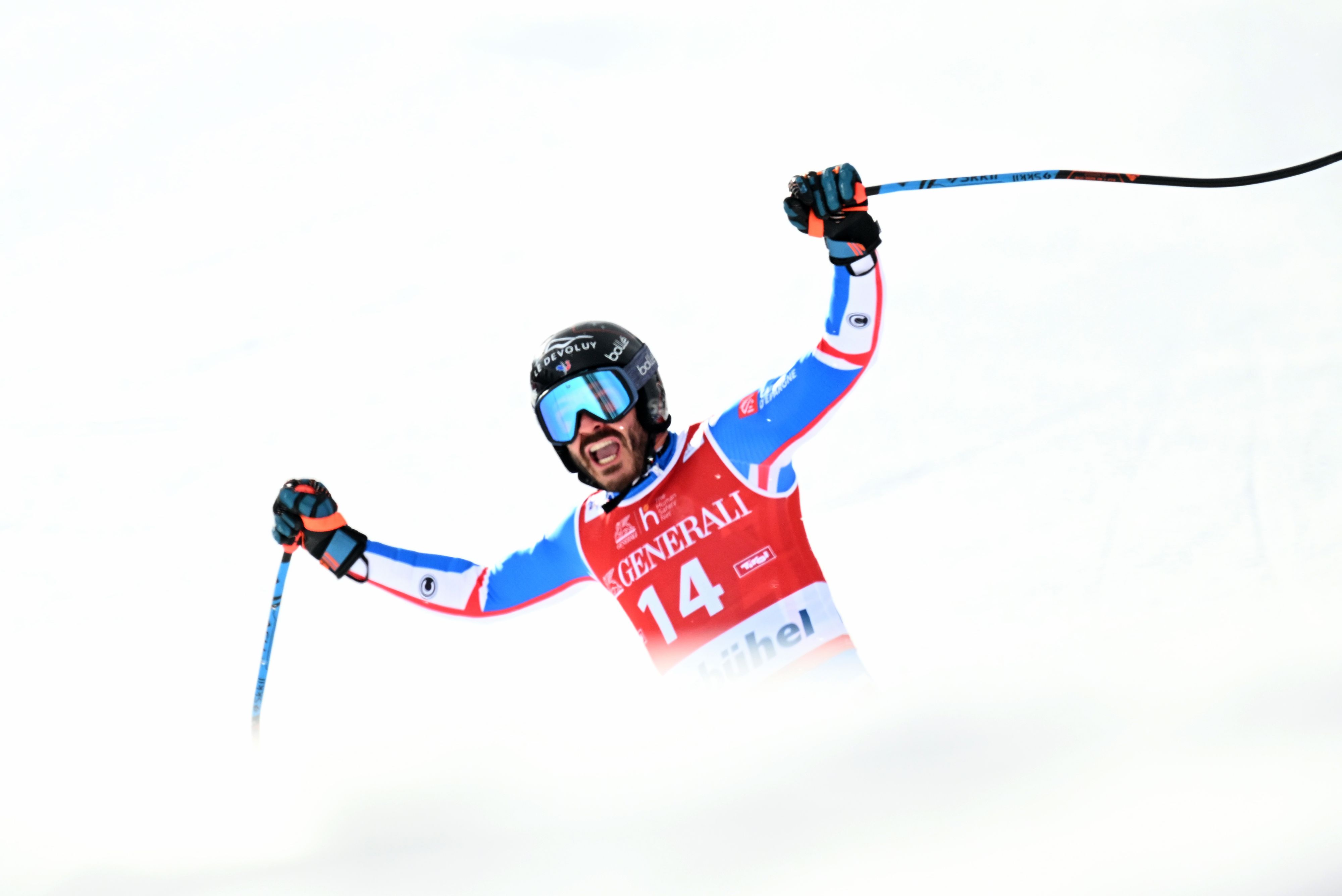 Cyprien Sarrazin in Kitzbühel. 