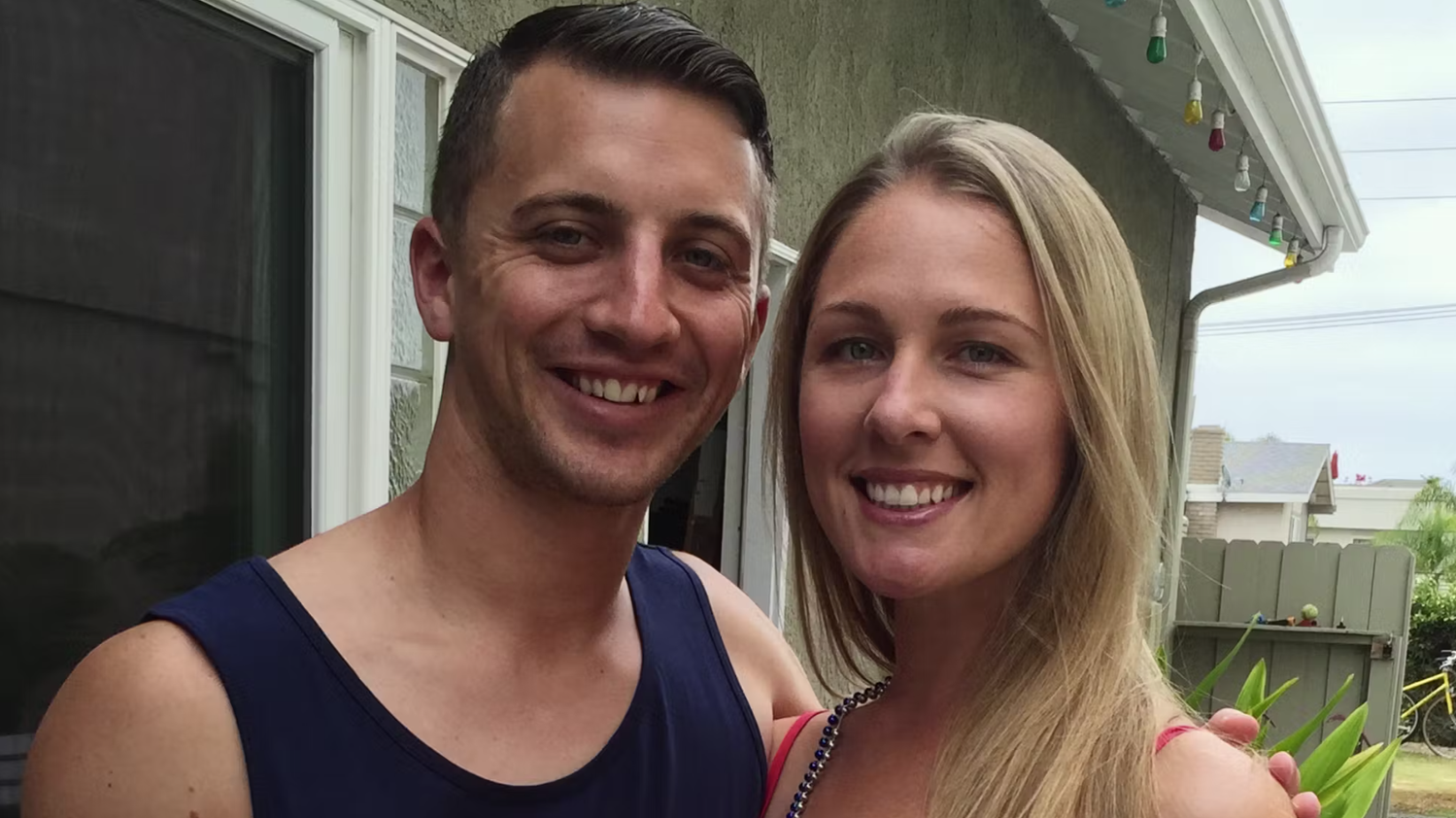 Aaron Quinn und Denise Huskins im Jahr 2015.