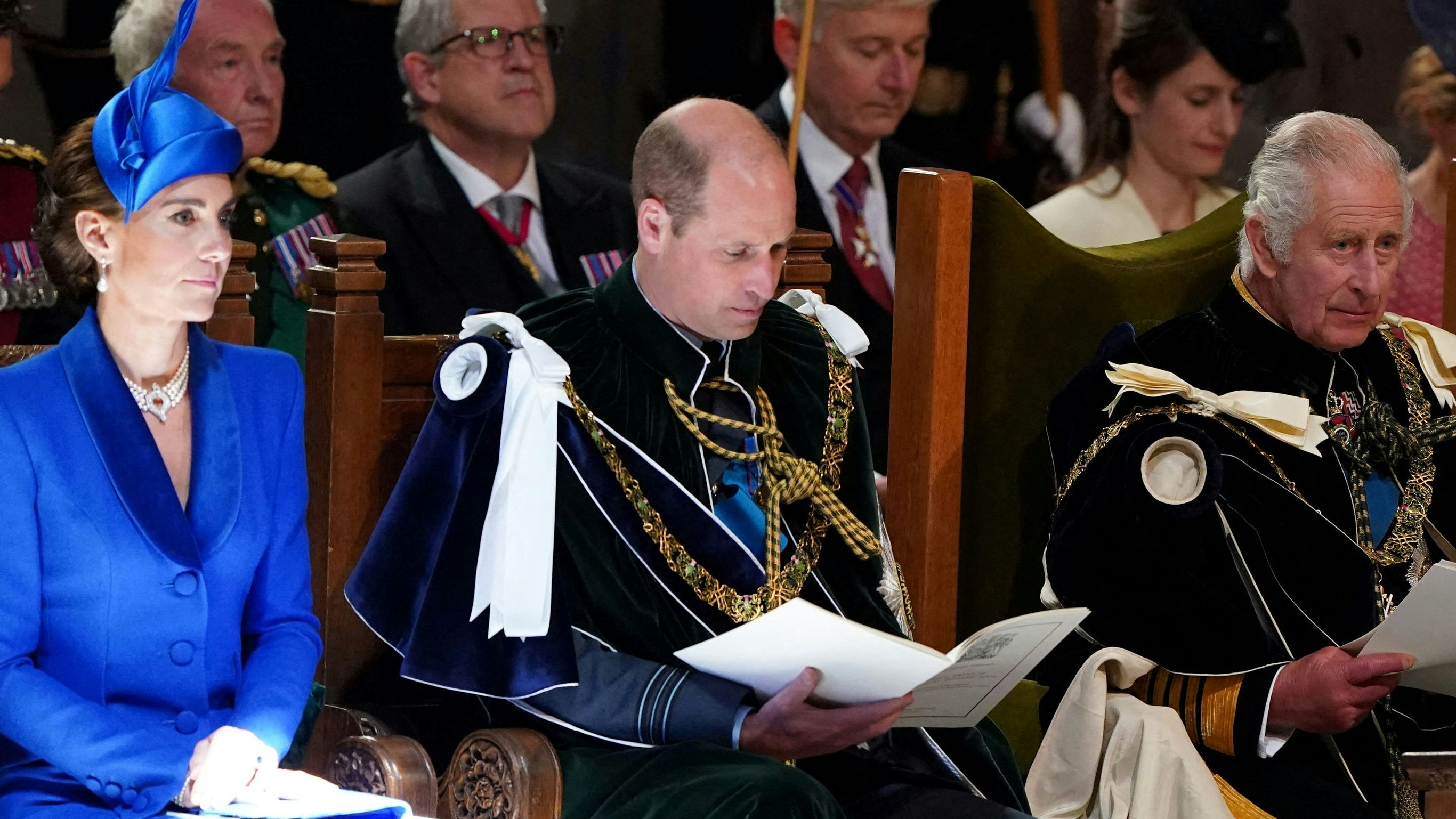 Kate, William und Charles sind außer Dienst.