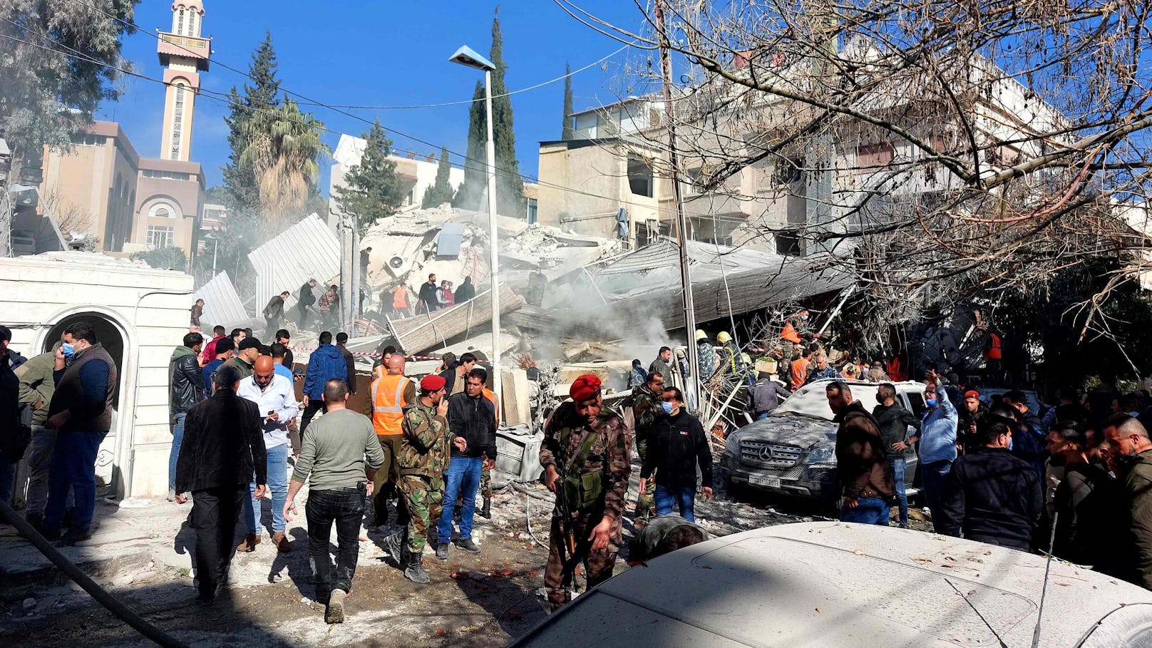 Tote nach mutmaßlich israelischem Angriff auf Damaskus