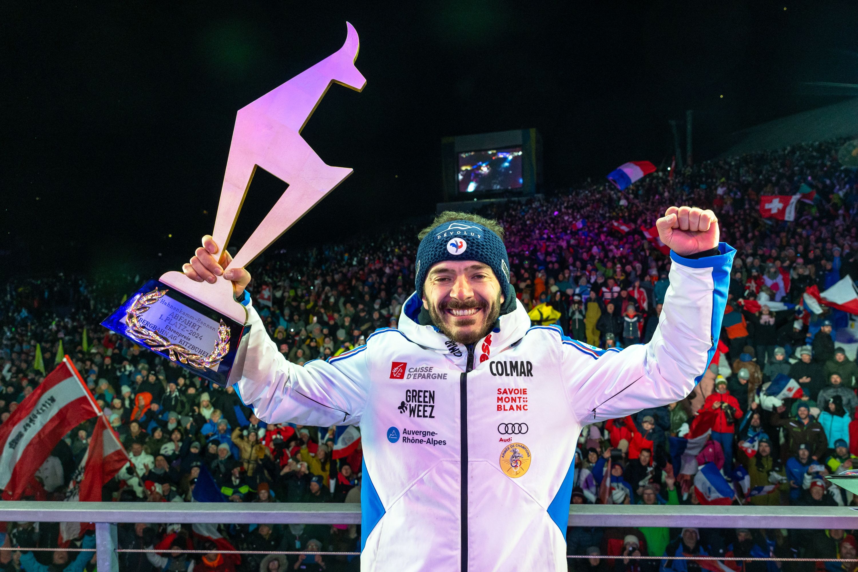 Cyprien Sarrazin hat mit seinem Teamkollegen bereits im Zimmer gefeiert. 