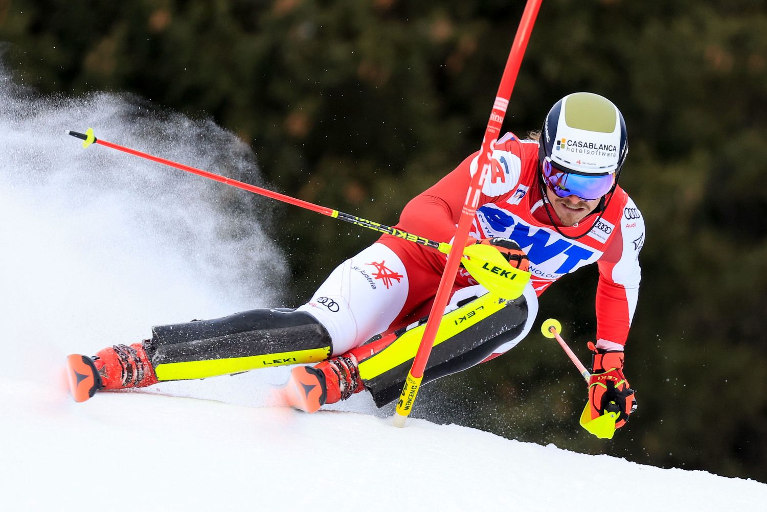 Österreichs Slalom-Star Manuel Feller. 