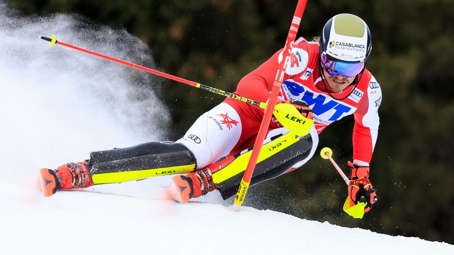 Österreichs Slalom-Star Manuel Feller. 
