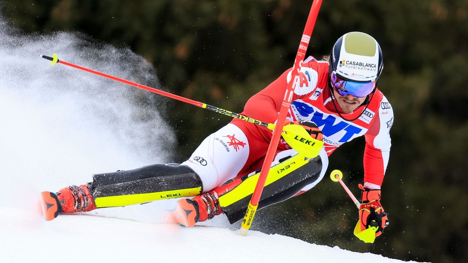 Österreichs Slalom-Star Manuel Feller. 