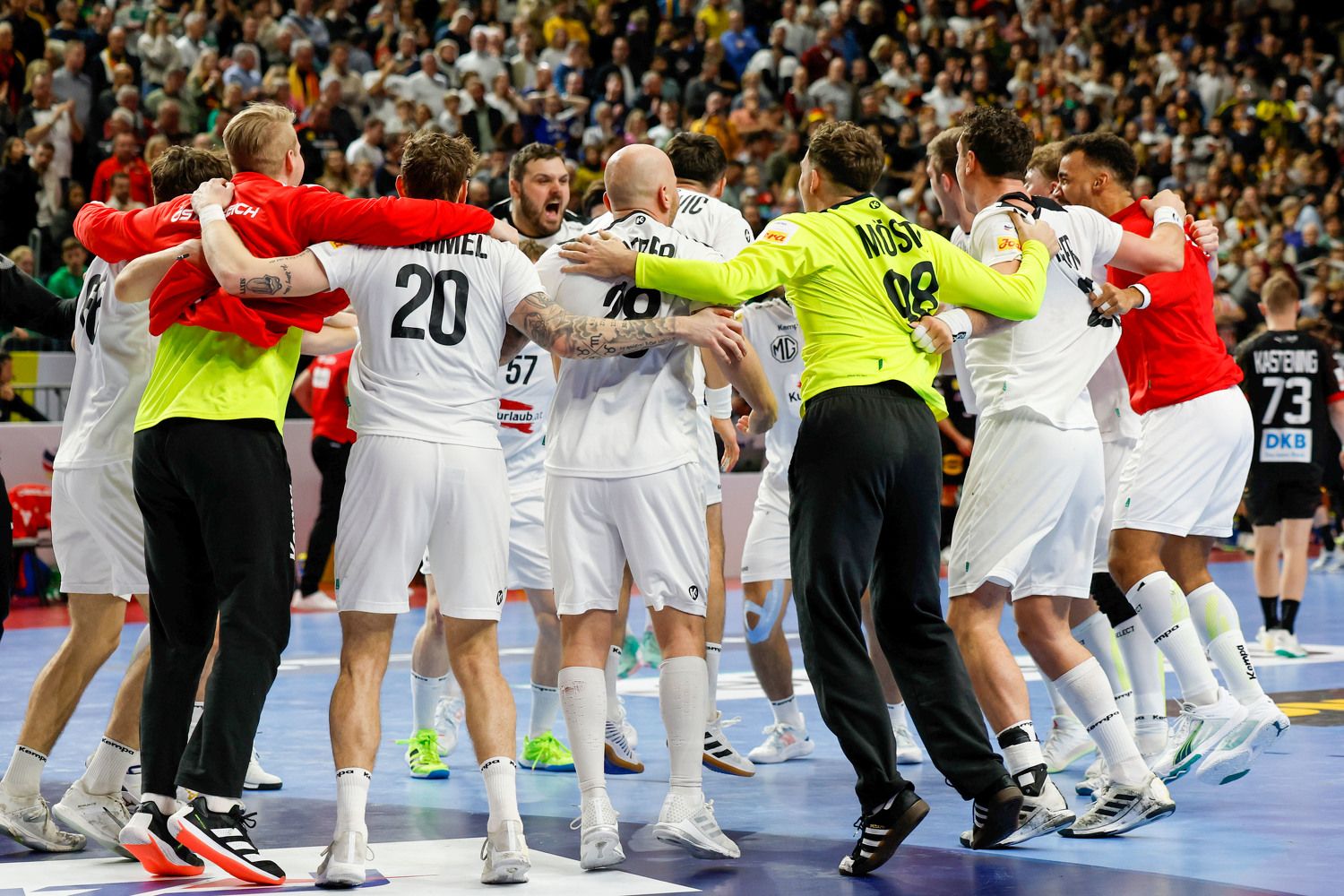 Österreichs Handball-Team holt gegen Deutschland ein Remis. 
