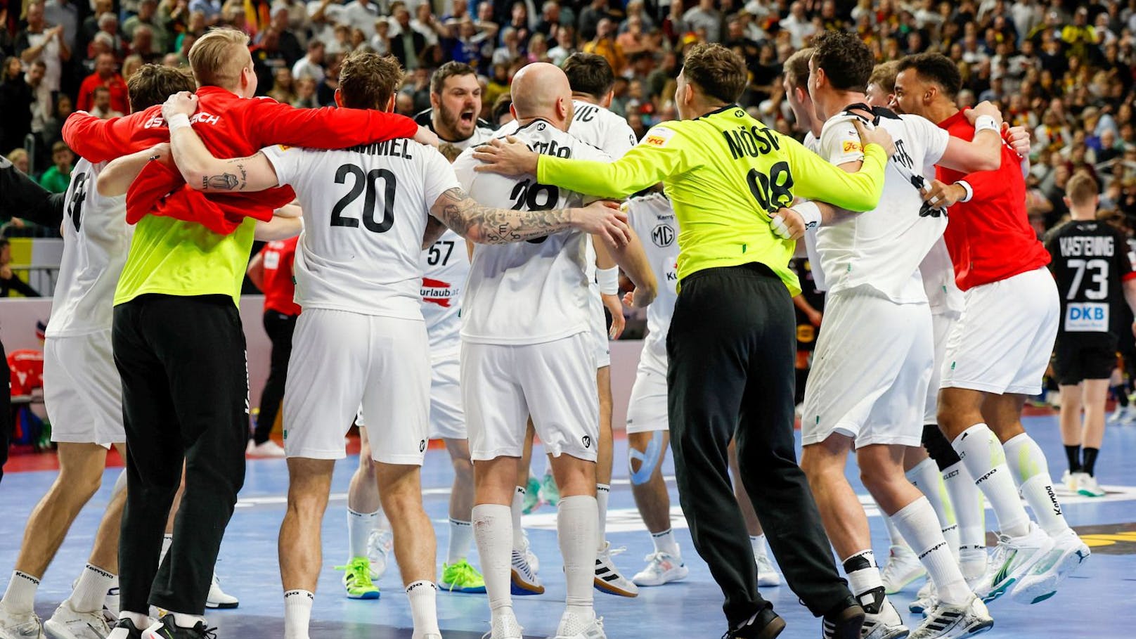 Österreichs Handball-Team holt gegen Deutschland ein Remis. 