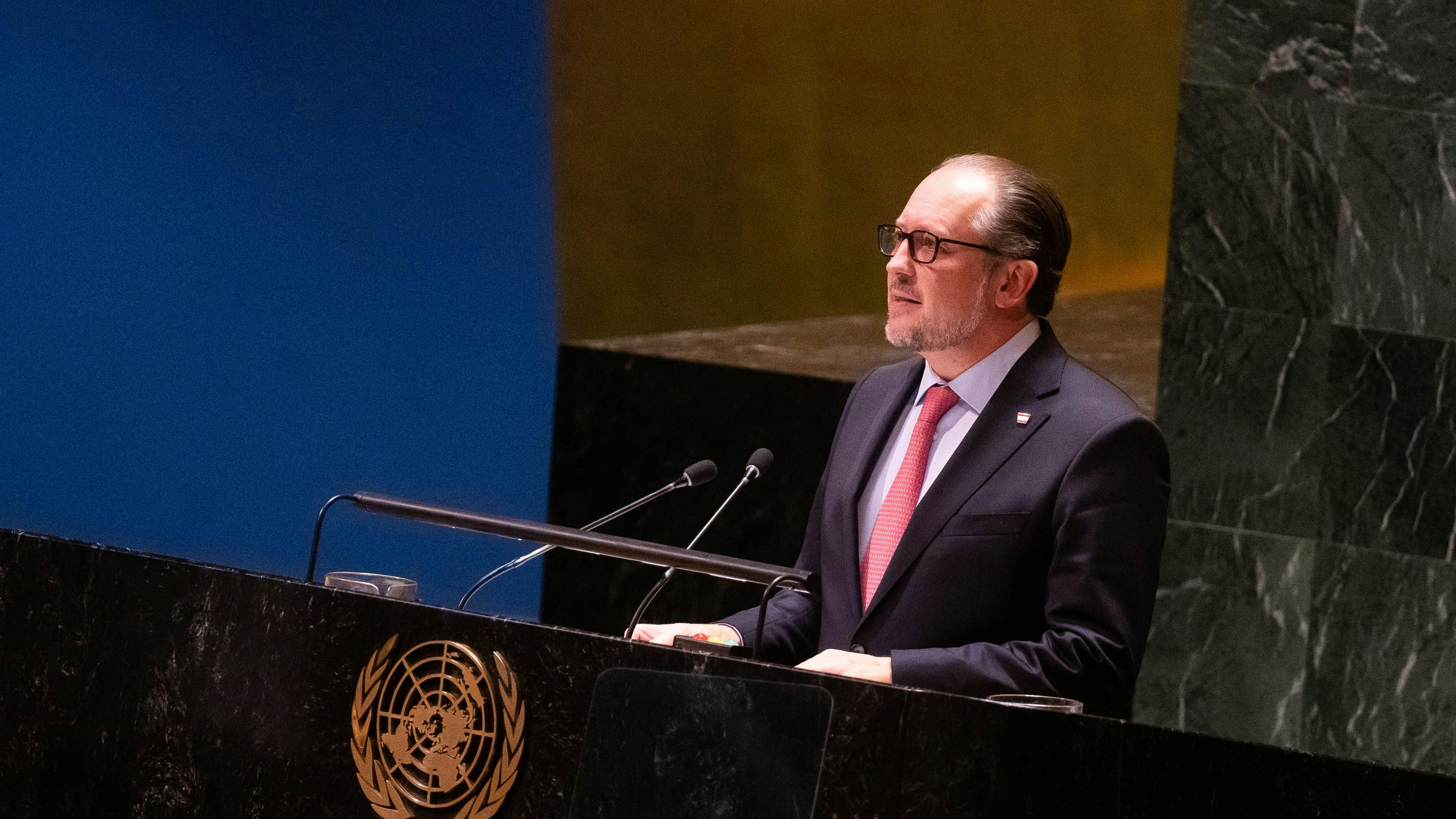 Österreichs Außenminister Alexander Schallenberg wird am Dienstag (23.01.2024) in New York an der Debatte des UN-Sicherheitsrats zum Nahen Osten teilnehmen. 