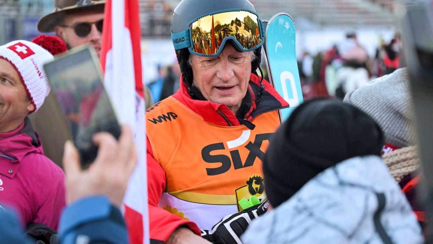 Franz Klammer wurde in Kitzbühel nicht erkannt.