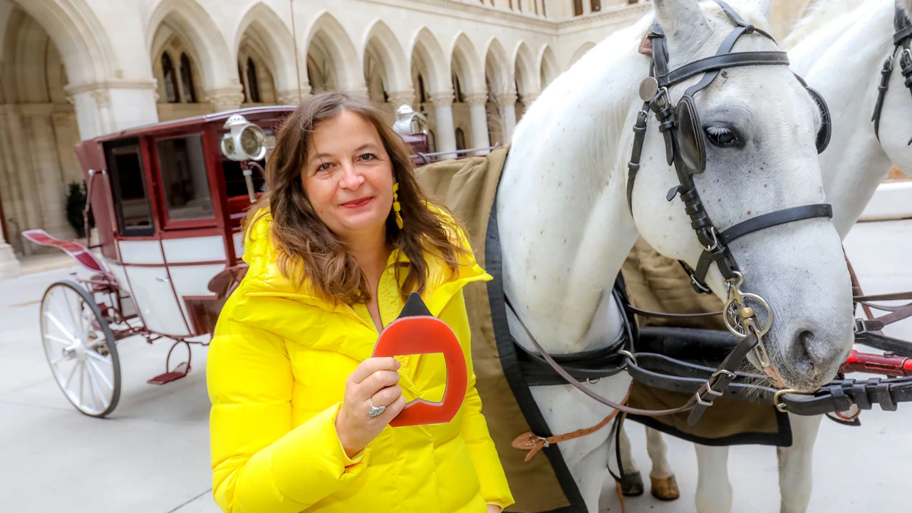 Heute.at - Wiens Fiaker-Pferde bekommen jetzt Plastik-Patscherl