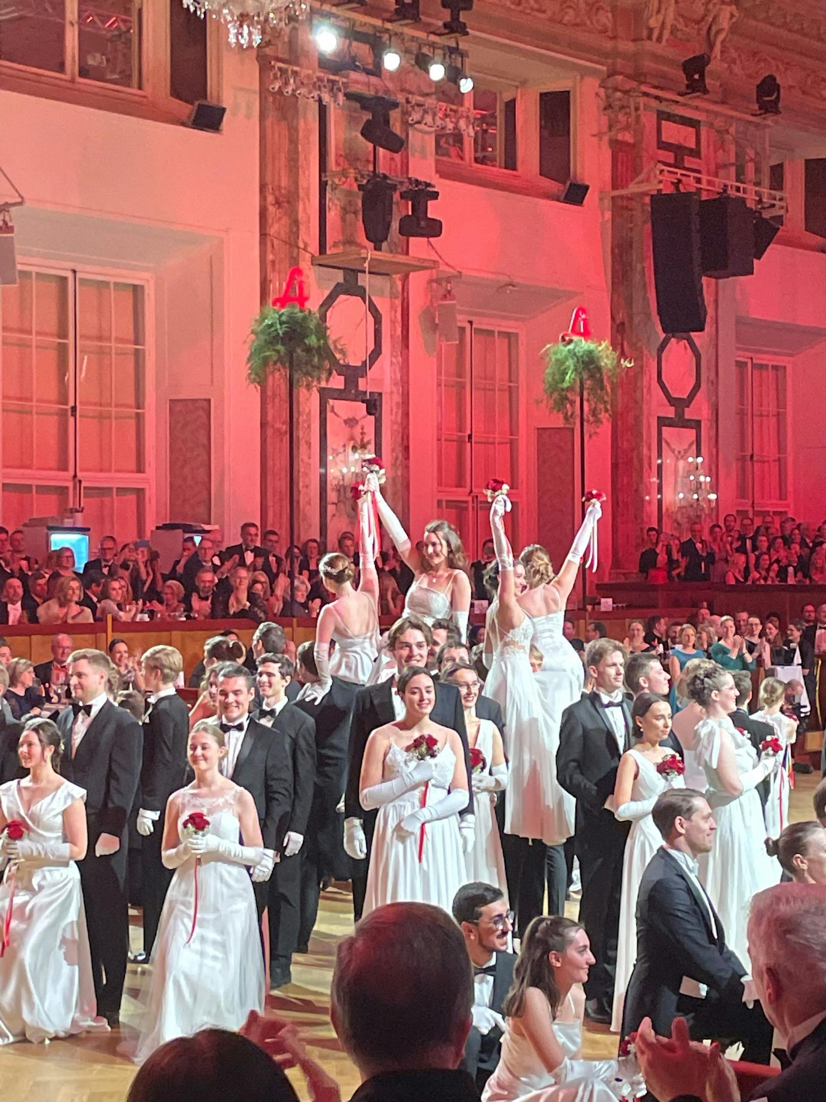 Die Eröffnung des Balls in der Wiener Hofburg