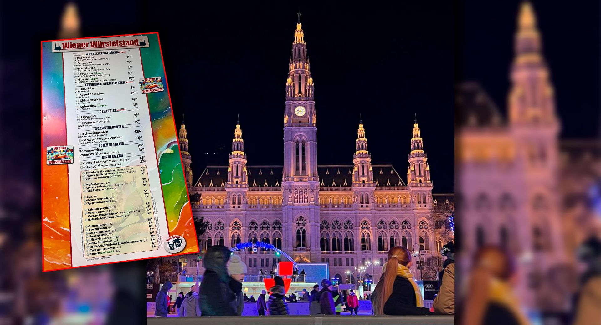 Gesalzene Gastro-Preise beim Wiener Eistraum