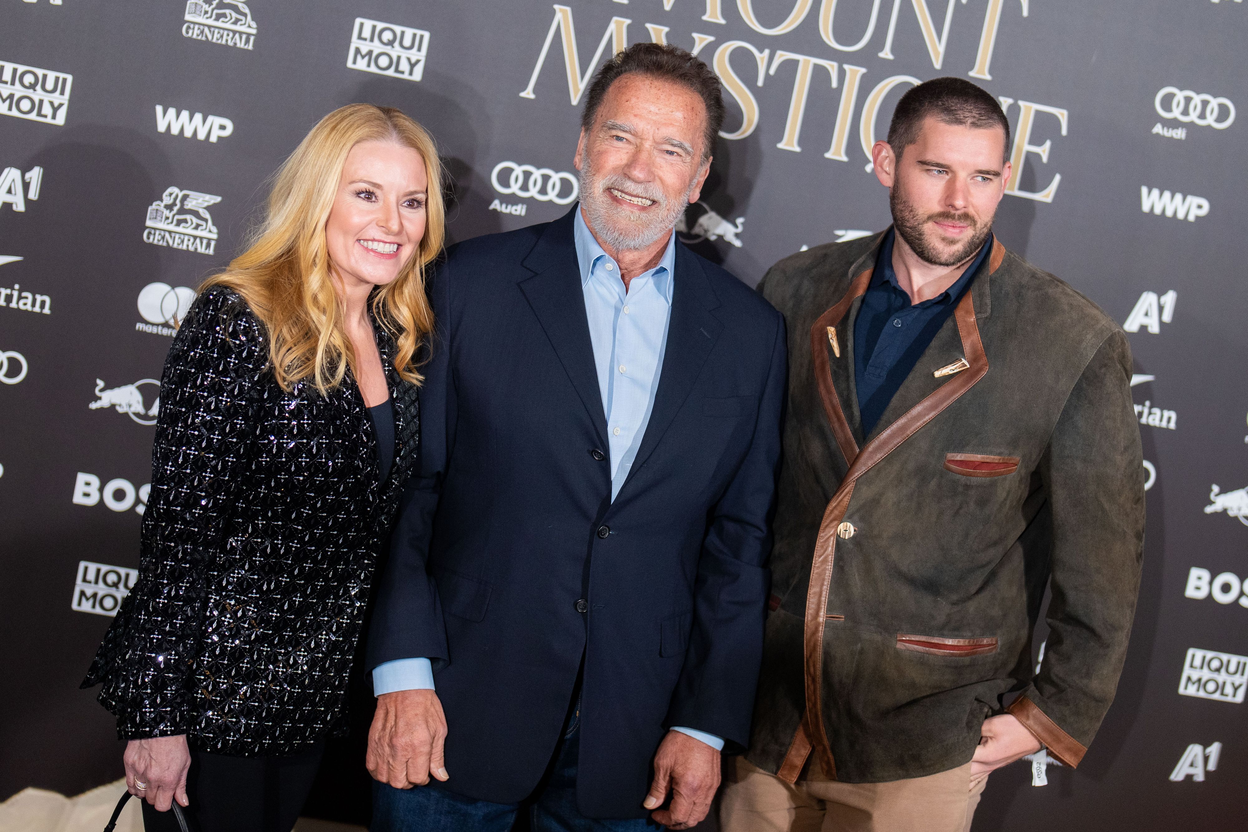 Heather Milligan und Arnold Schwarzenegger mit Sohn Christopher