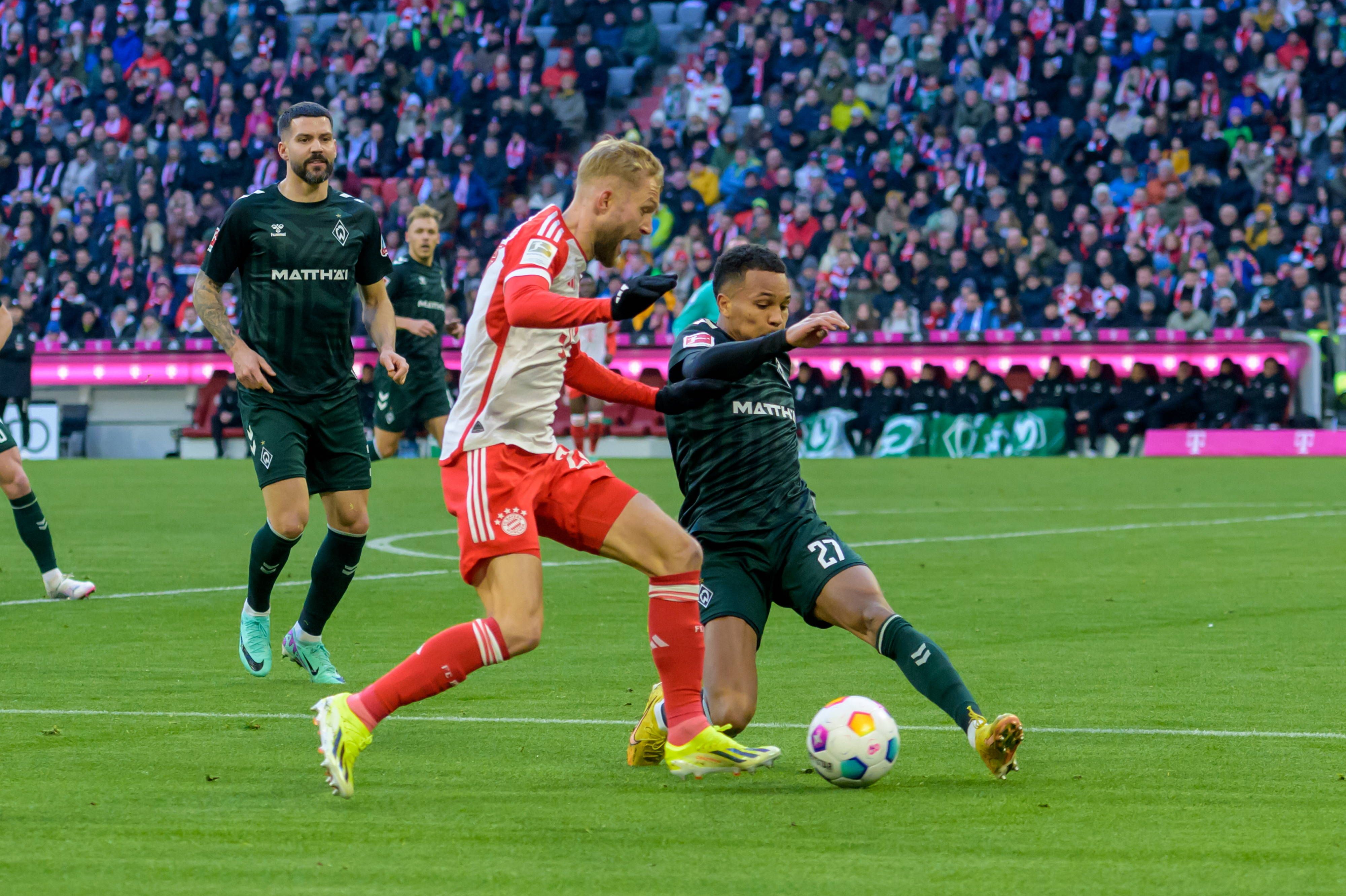 Konrad Laimer musste mit den Bayern eine Niederlage einstecken.