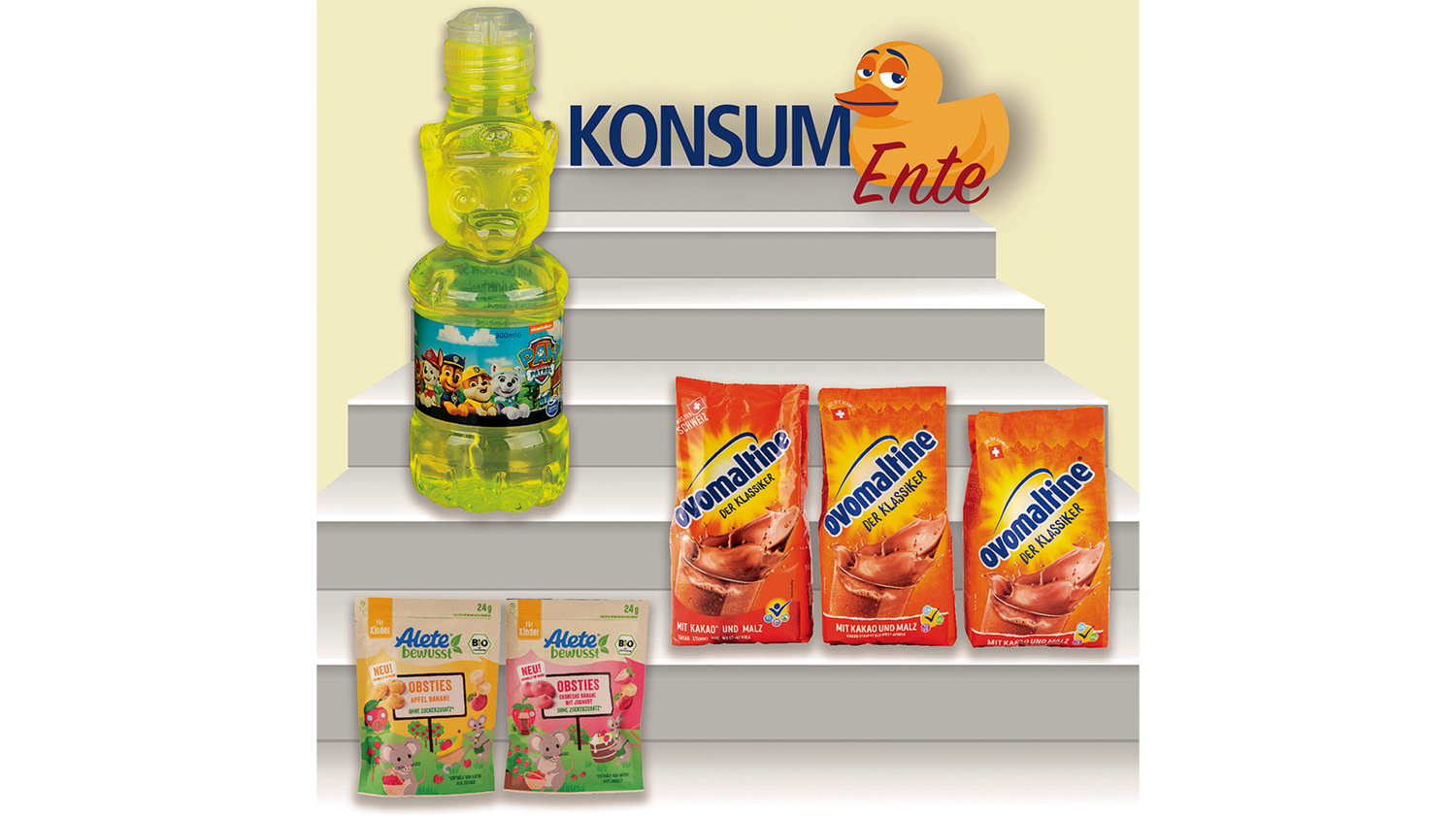 Das Stockerl der KONSUM-Ente 2023.